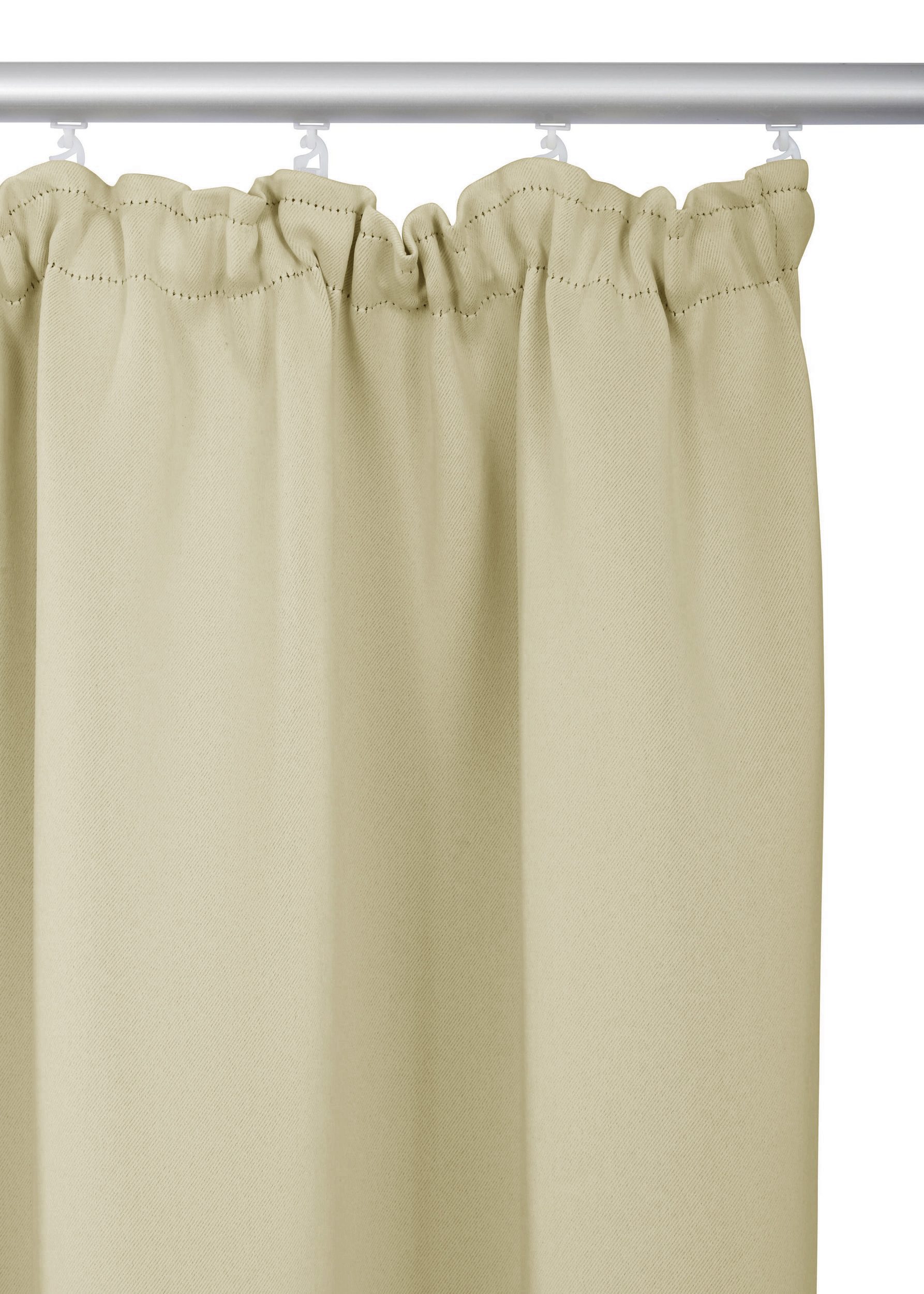 OTTO home Vorhang SOLA (1 St), Kräuselband, verdunkelnd, Polyester, Breite:130 cm, 1 Schal, einfarbig, Verdunkelung