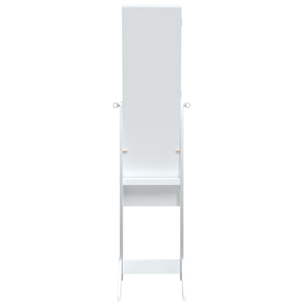 34x37x146 Wandspiegel furnicato Weiß cm Standspiegel