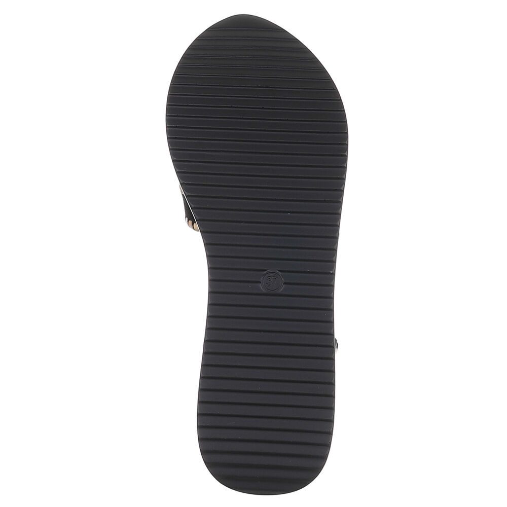 Ital-Design Damen Sandalen mit breiten Riemen und flexibler Sohle Plateausandaletten (89542309) Keilabsatz/Wedge Keilsandaletten in Braun