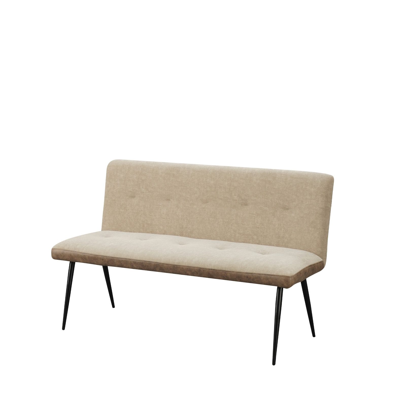 HTI-Living Polsterbank Bank 3-Sitzer Taupe Joschka (Stück, 1-St., 1 Sitzbank), Sitzbank Küchenbank