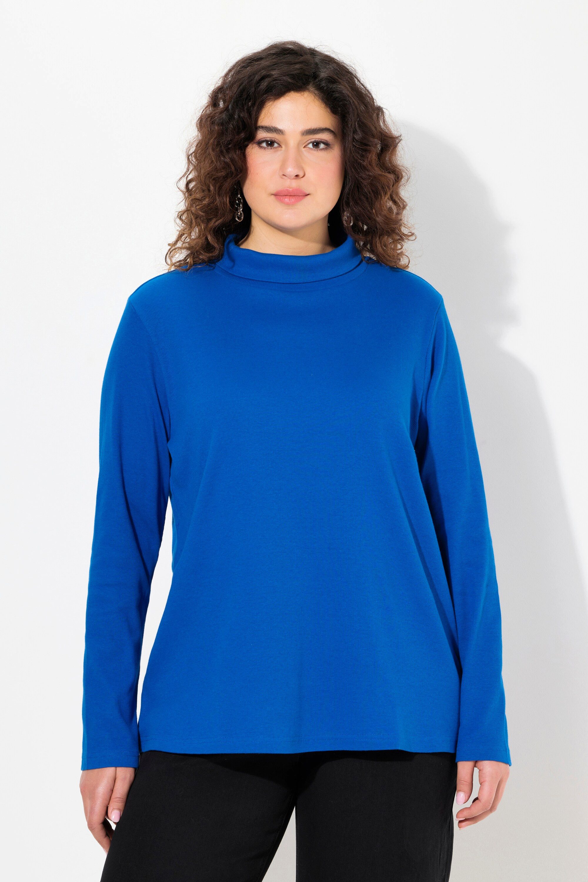 Ulla Popken T-Shirt Shirt Rollkragen Classic günstig online kaufen