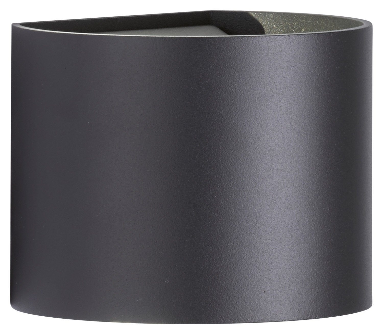 FISCHER & HONSEL LED Außen-Wandleuchte MATTEO, 1-flammig, Schwarz, Metall, 14 x 12 cm, einstellbarer Lichtaustrittswinkel, Warmweiß, IP54