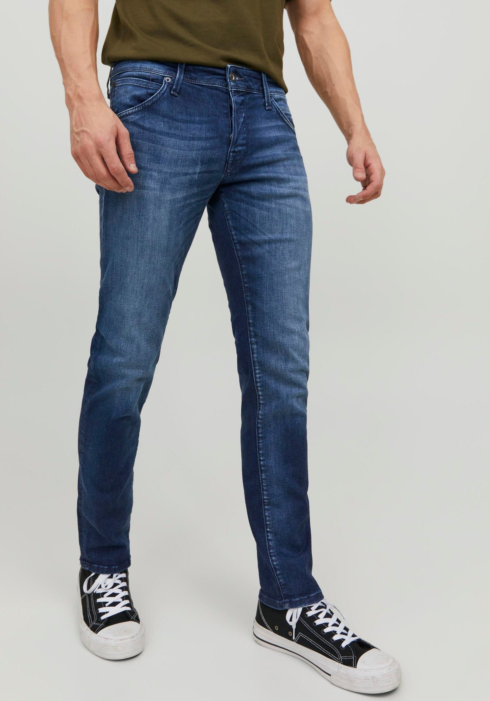 Jack & Jones Slim-fit-Jeans JJIGLENN JJFOX JOS 047 50SPS dark-blue-denim