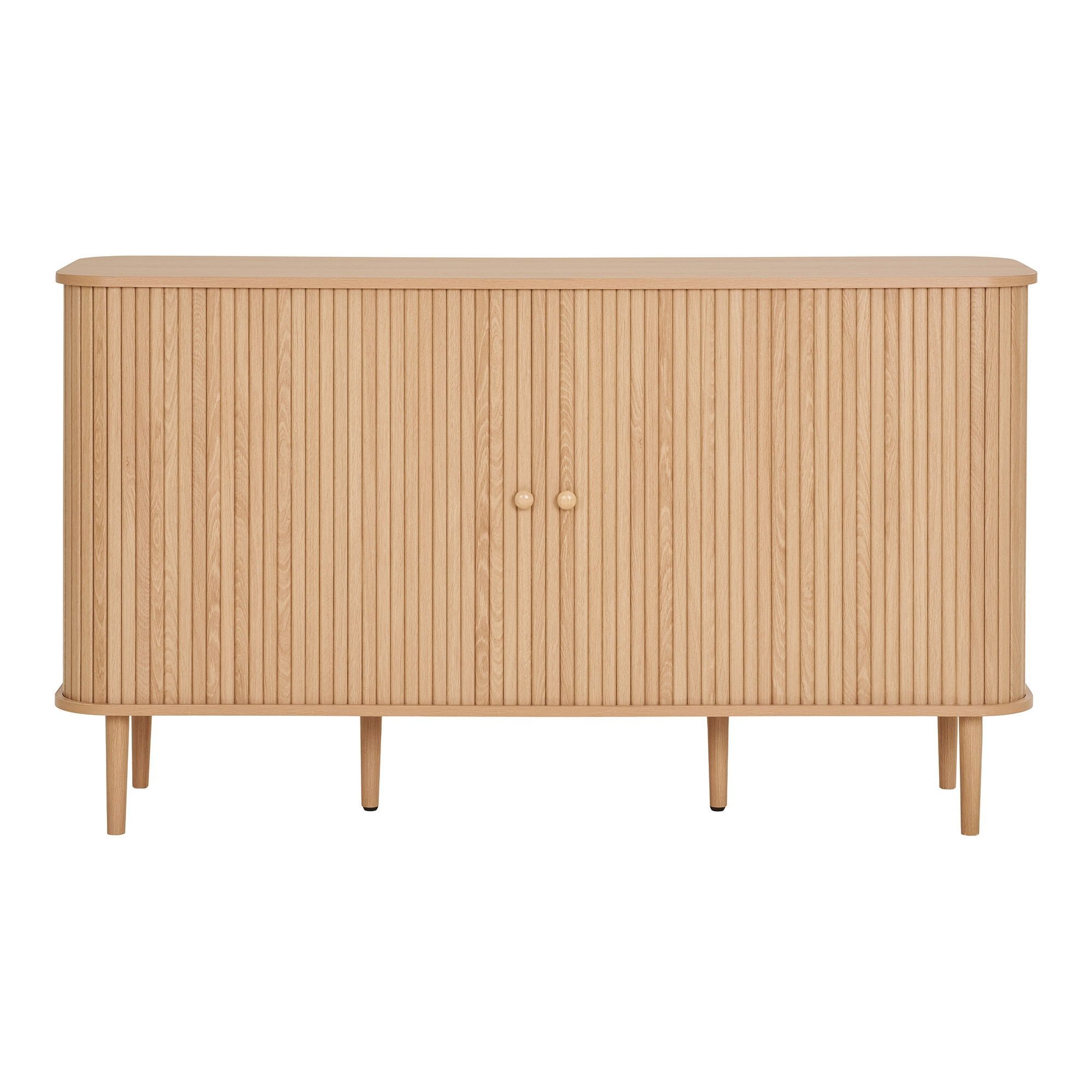 House Nordic Sideboard 2 Türen, 4 Fächer, in eichfarbig - 40x79x140 (BxHxT) günstig online kaufen