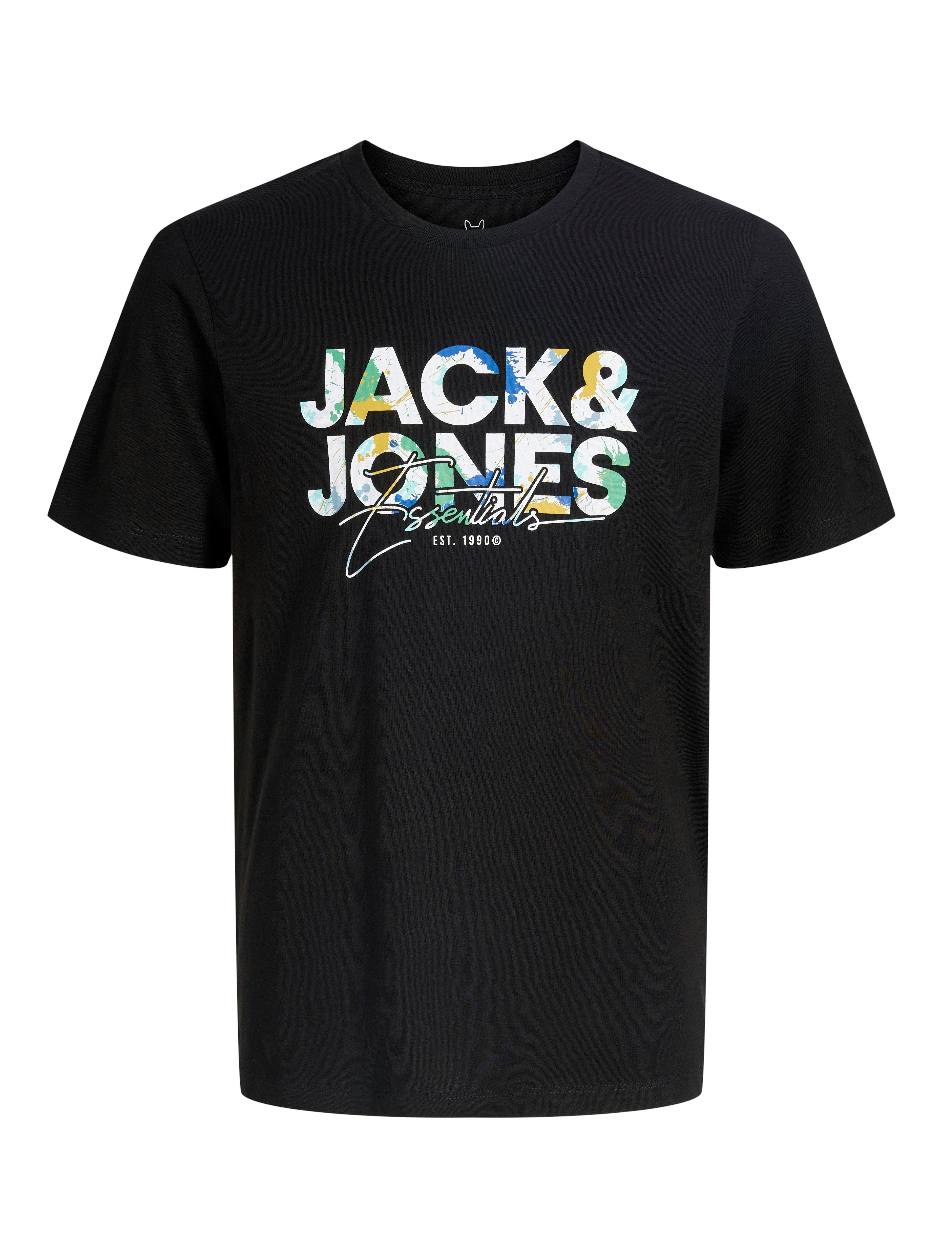 Jack & Jones Junior Rundhalsshirt JJGEPLAS TEE SS CREW NECK JNR Baumwolle, regular fit – Bild 5 von 5