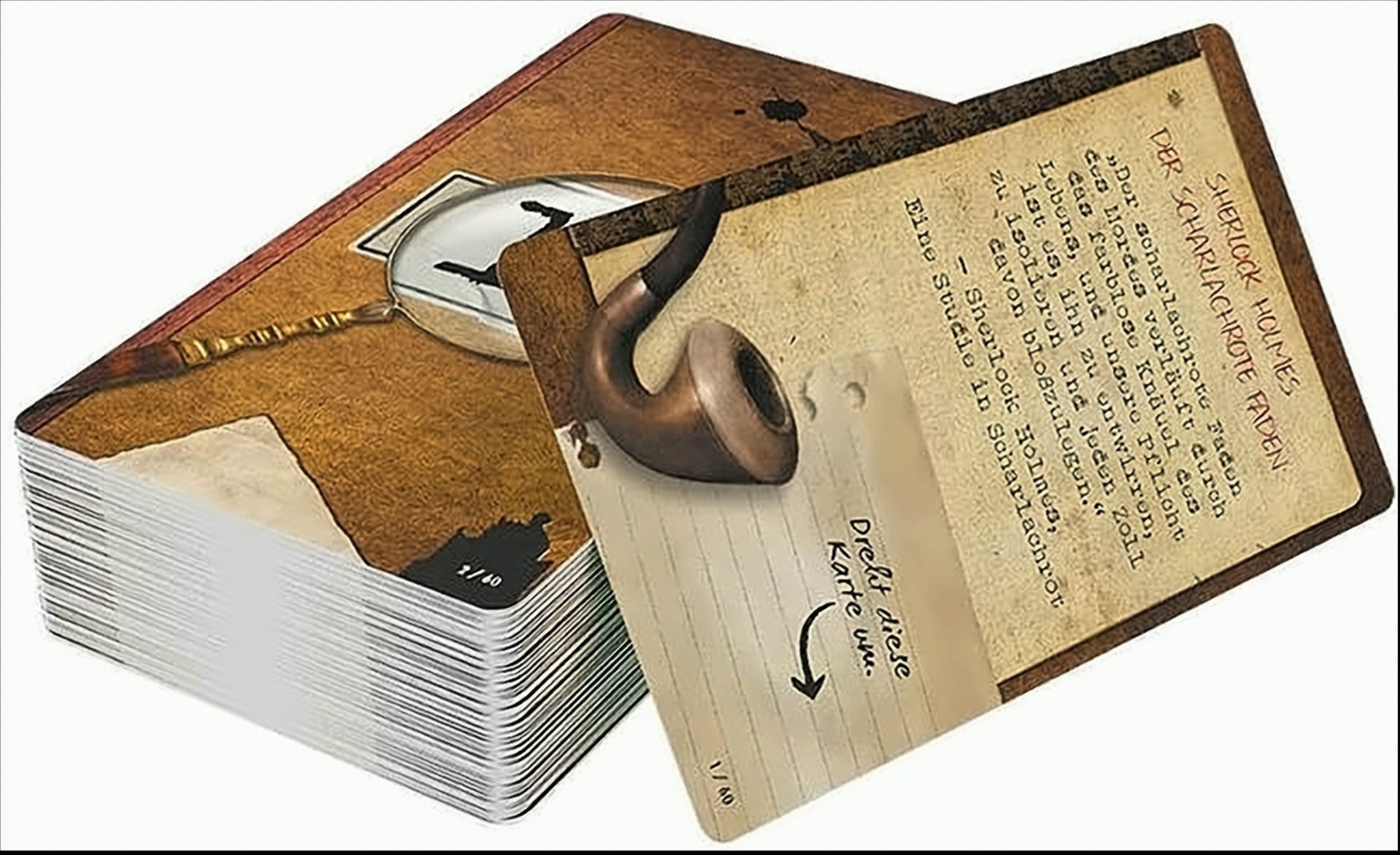 Asmodee Spiel Unlock! Sherlock Holmes Der scharlachrote Faden DE