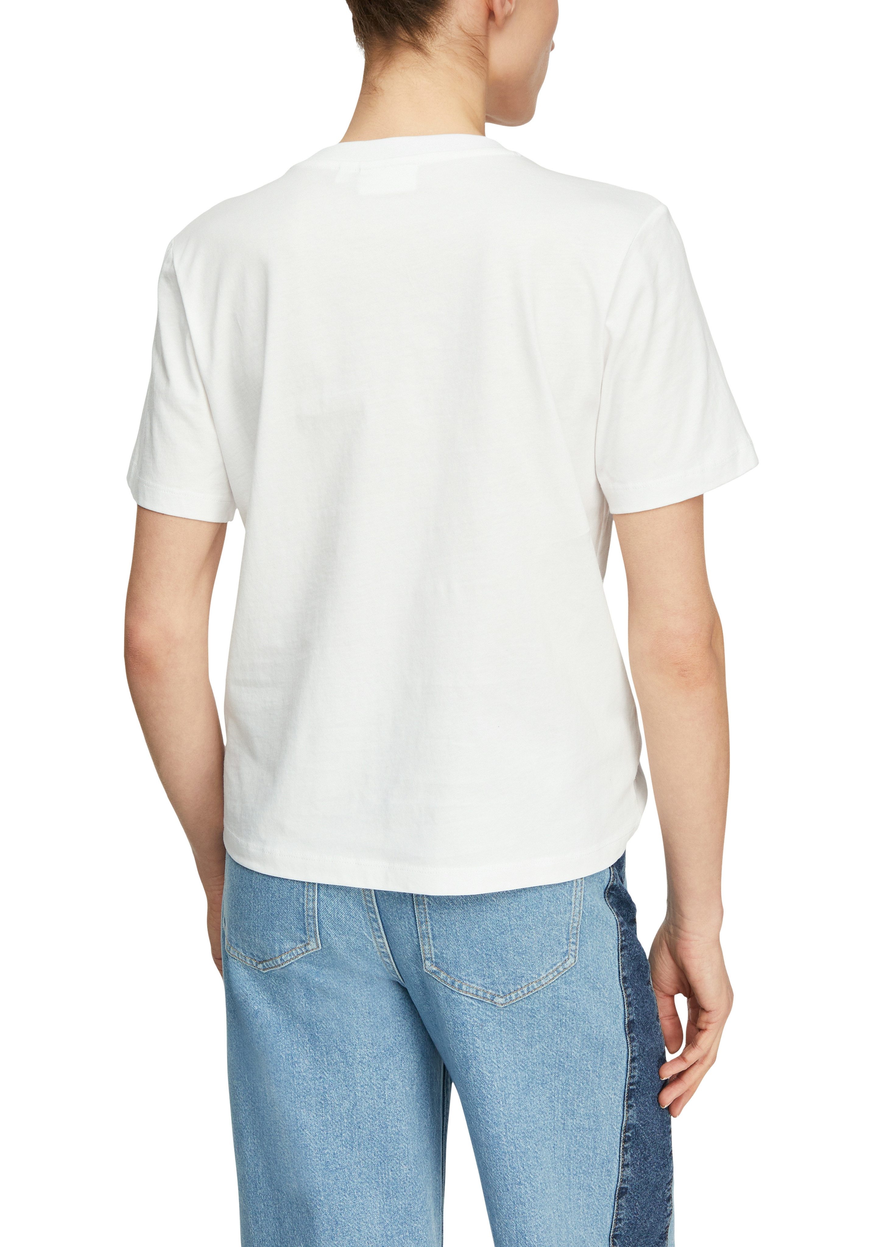 comma T-Shirt mit Stickereien günstig online kaufen