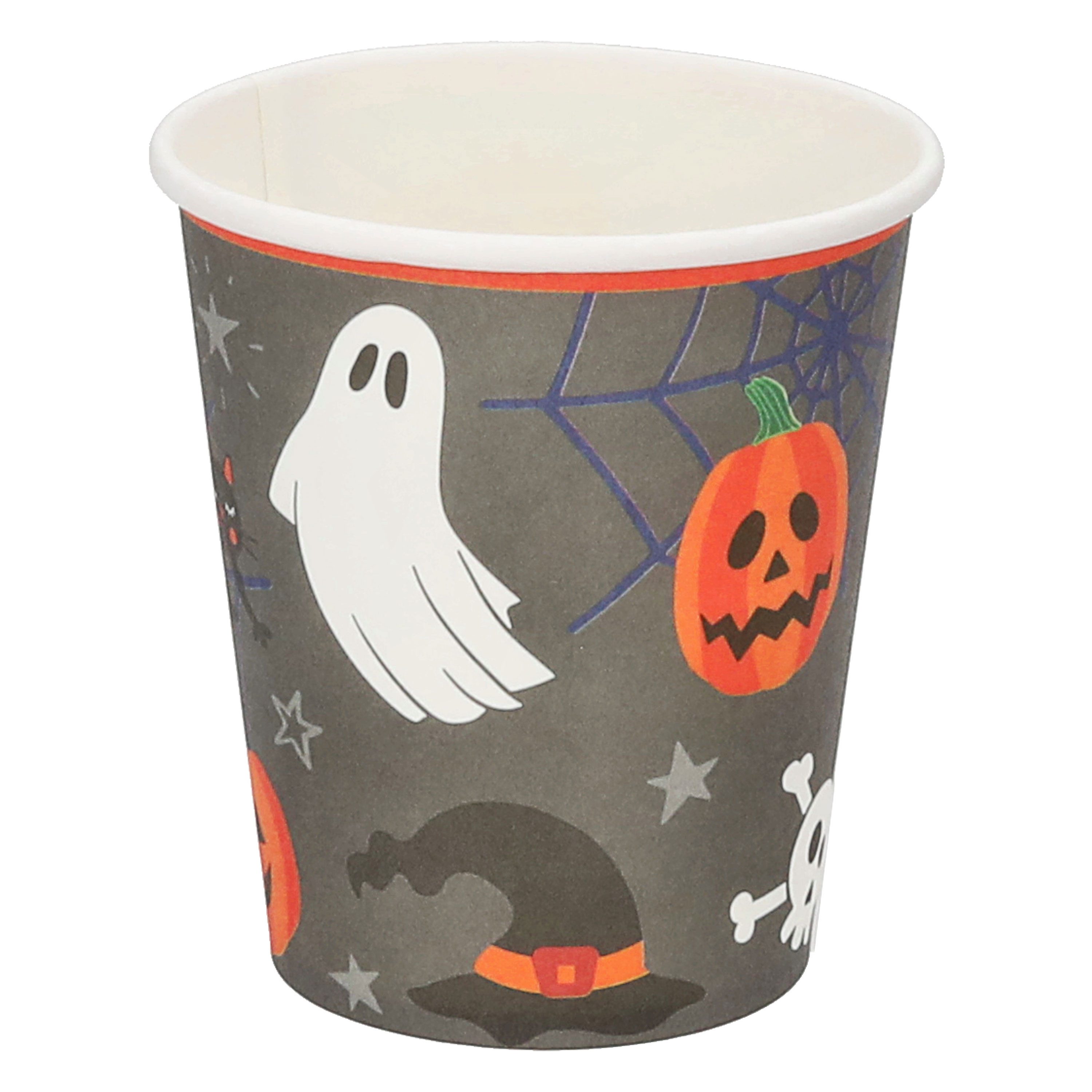 CEPEWA Pappteller Pappbecher Halloween 48er Set Ø 23cm Papier 250gsm Halloweenmotive – Bild 5 von 5