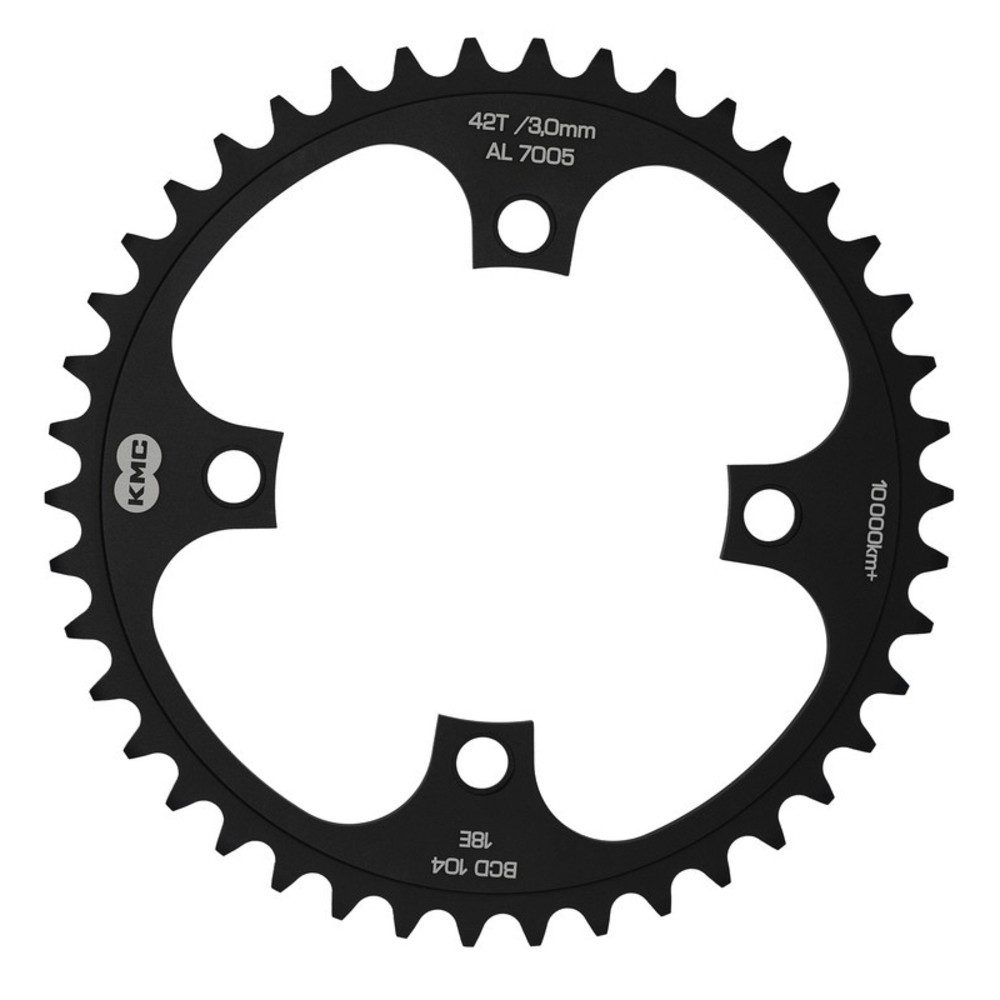 KMC Fahrradketten Kettenblatt E-Bike BCD 104mm 42 Zähne, 1/8", breit