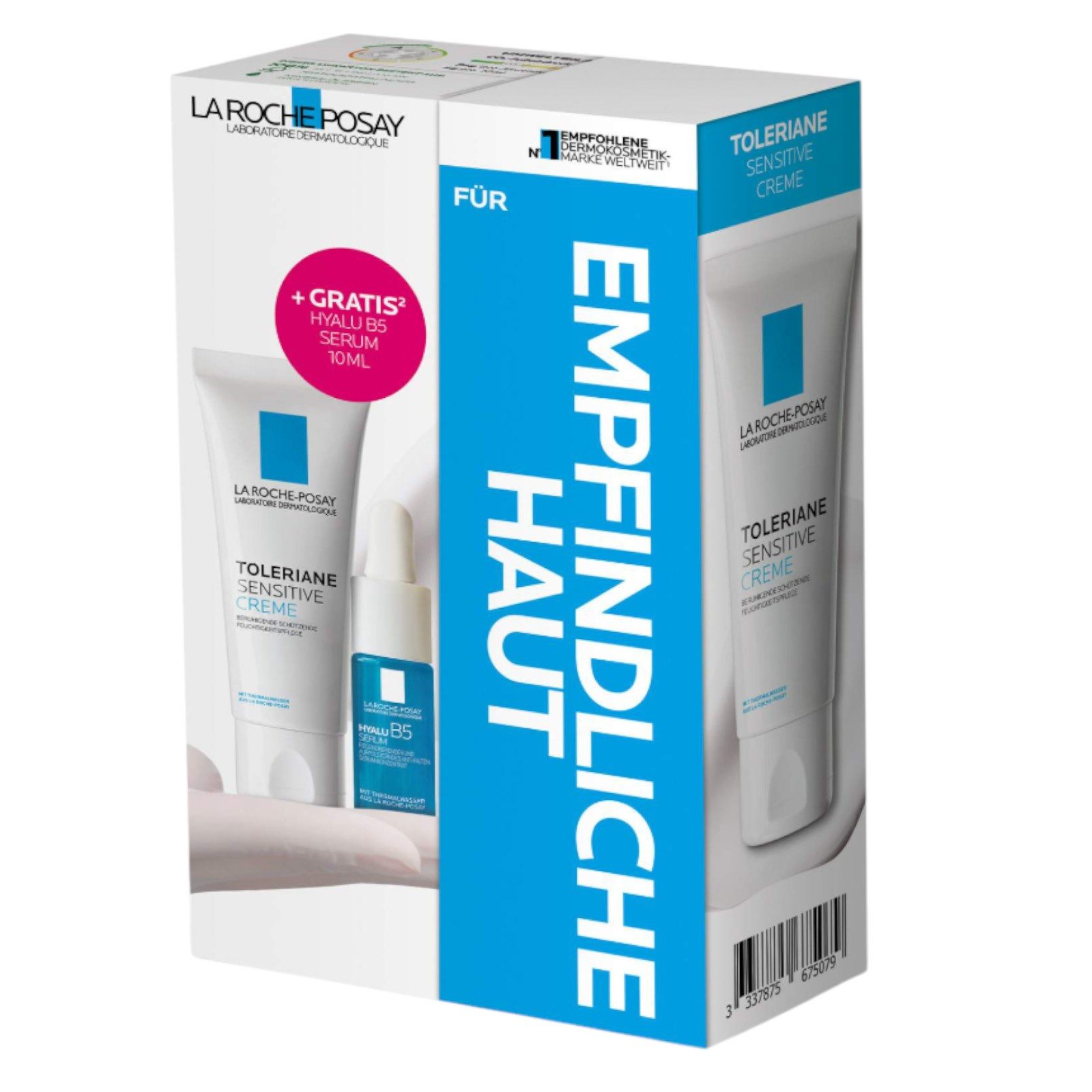 La Roche-Posay Gesichtspflege-Set La Roche-Posay Toleriane Sensitive + Hyalu B5 Set, 2-tlg.