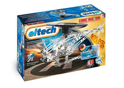 Eitech Metallbaukasten »Eitech 00071 Metallbaukasten Helikopter Set mit solarbetriebenem Motor, 135-teilig«