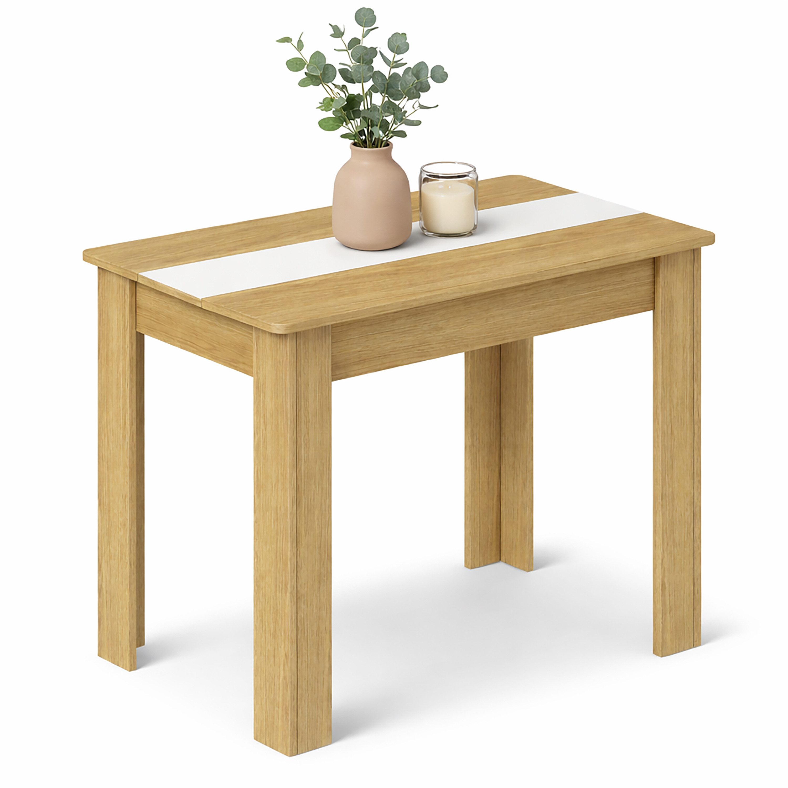 VCM Esstisch Disalo Küchentisch B. 80 x T. 50 x H. 75 cm, Essecke mit 4 Sitzplätzen