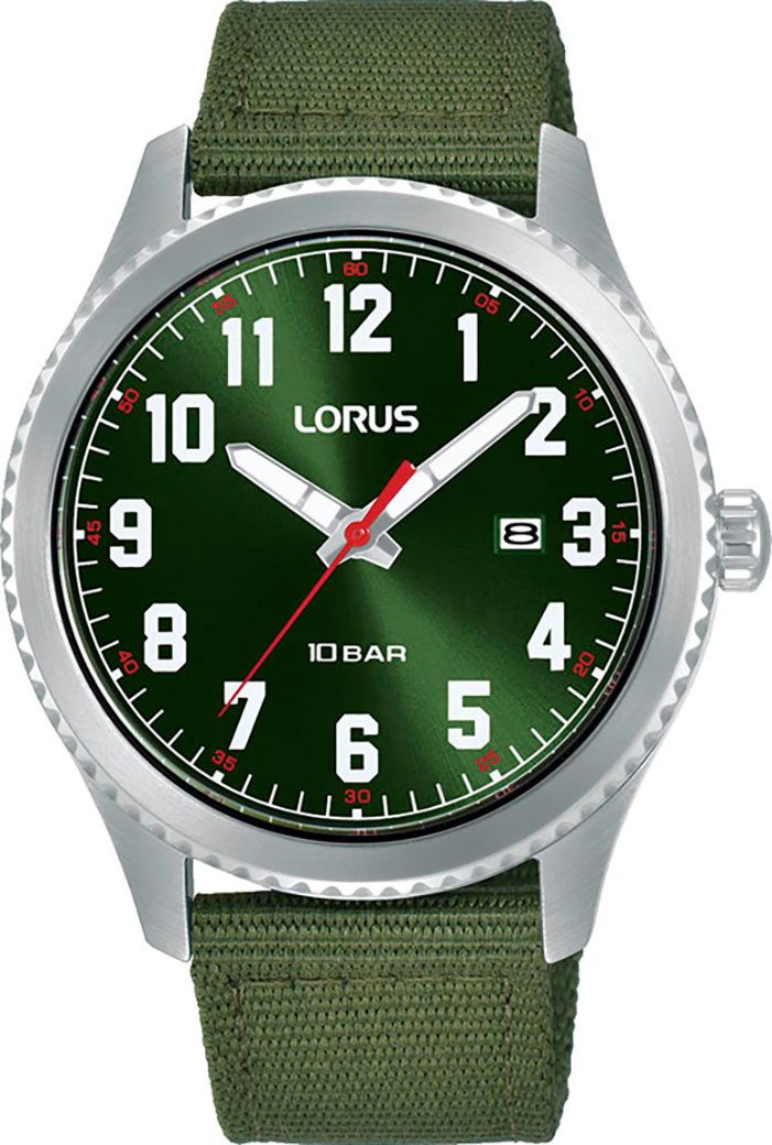 LORUS Quarzuhr RH997RX9, Armbanduhr, Herrenuhr, analog, Tag