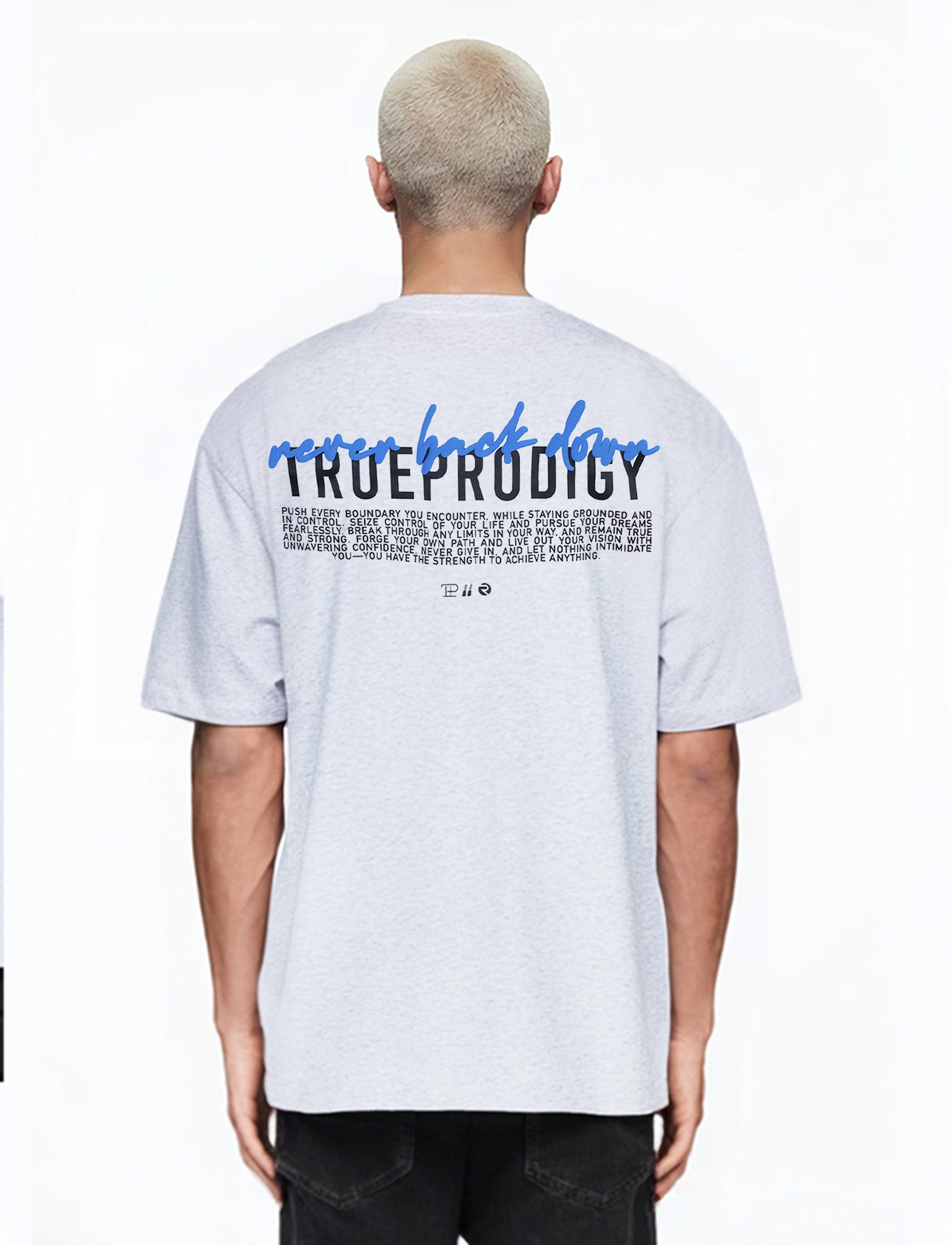 trueprodigy Oversize-Shirt Lior Logoprint Rundhals dicker günstig online kaufen