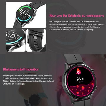Fine Life Pro W12 Smartwatch (1.32 Zoll)
