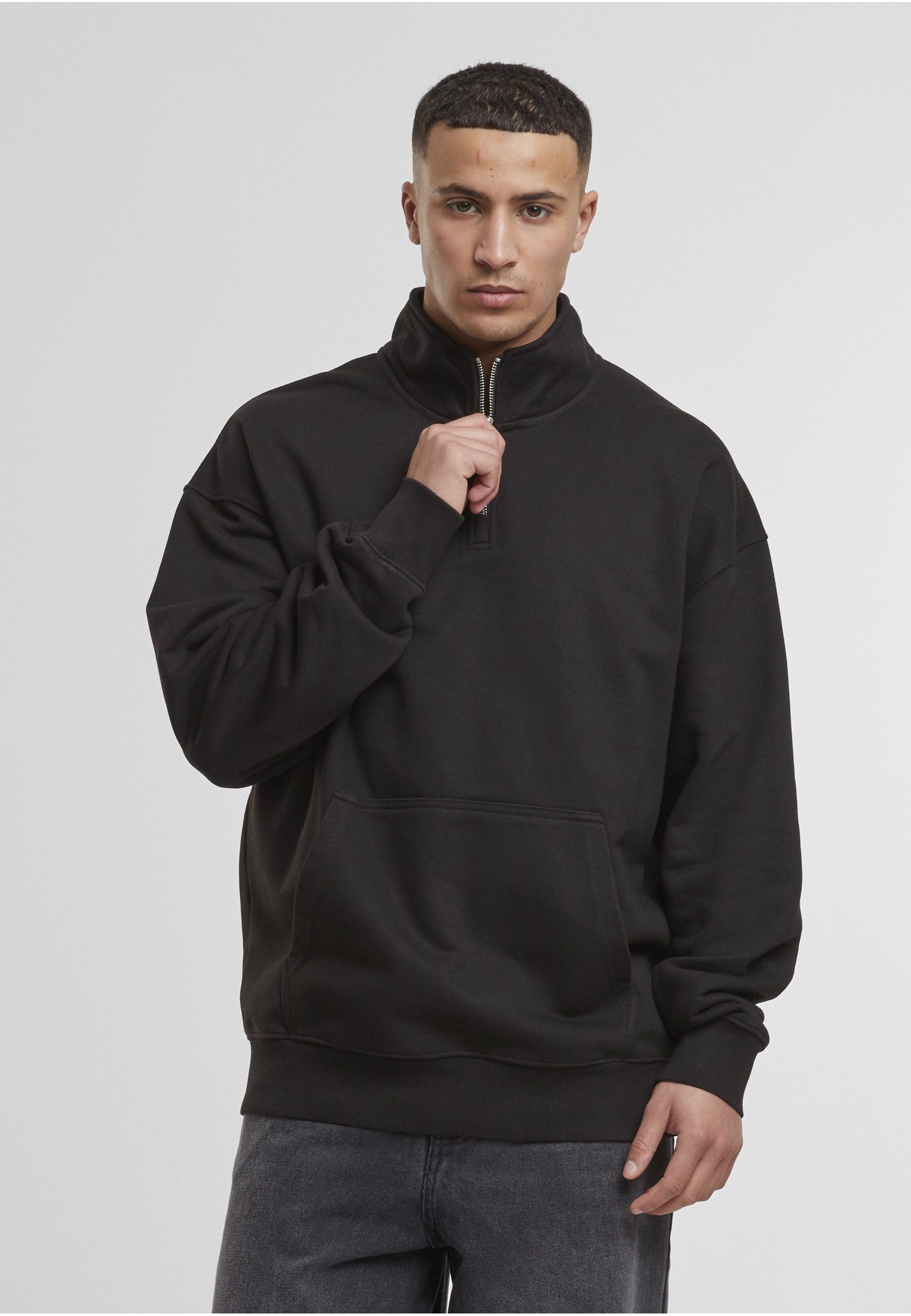 DEF Sweater DEF DEF Zipper Crewneck (1-tlg)