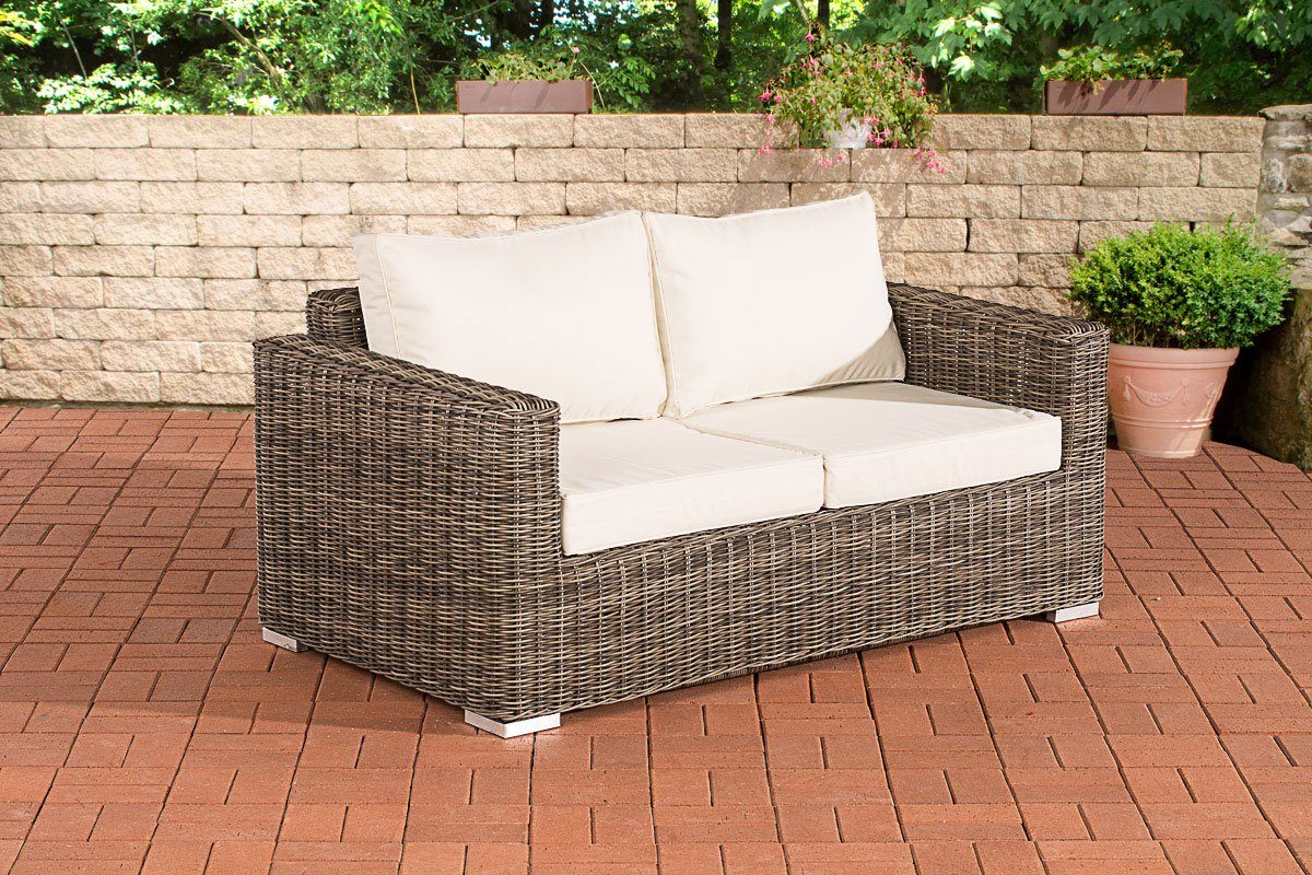 CLP Gartenlounge-Set 2er Sofa Madeira, Polyrattan, günstig online kaufen