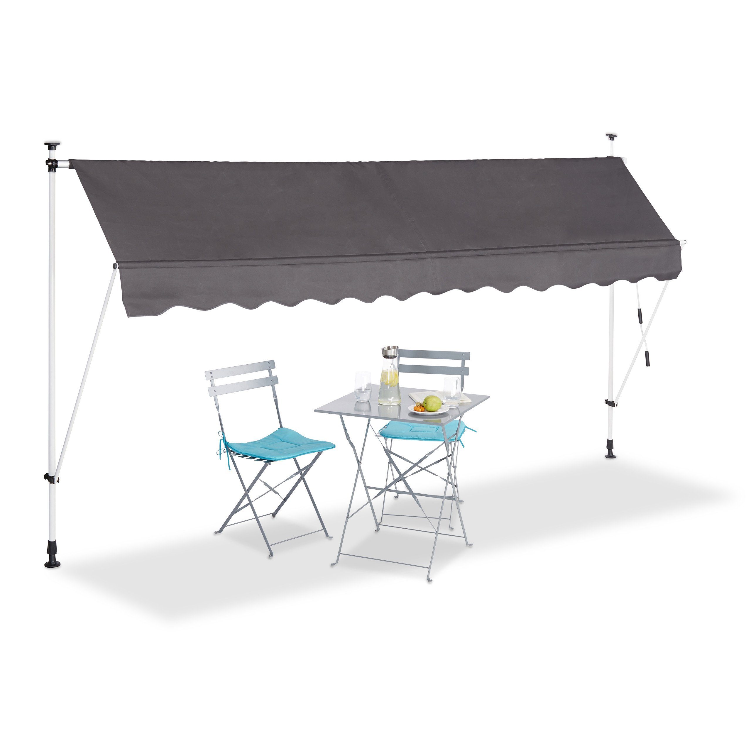 relaxdays Klemmmarkise für Balko 350 x günstig online kaufen