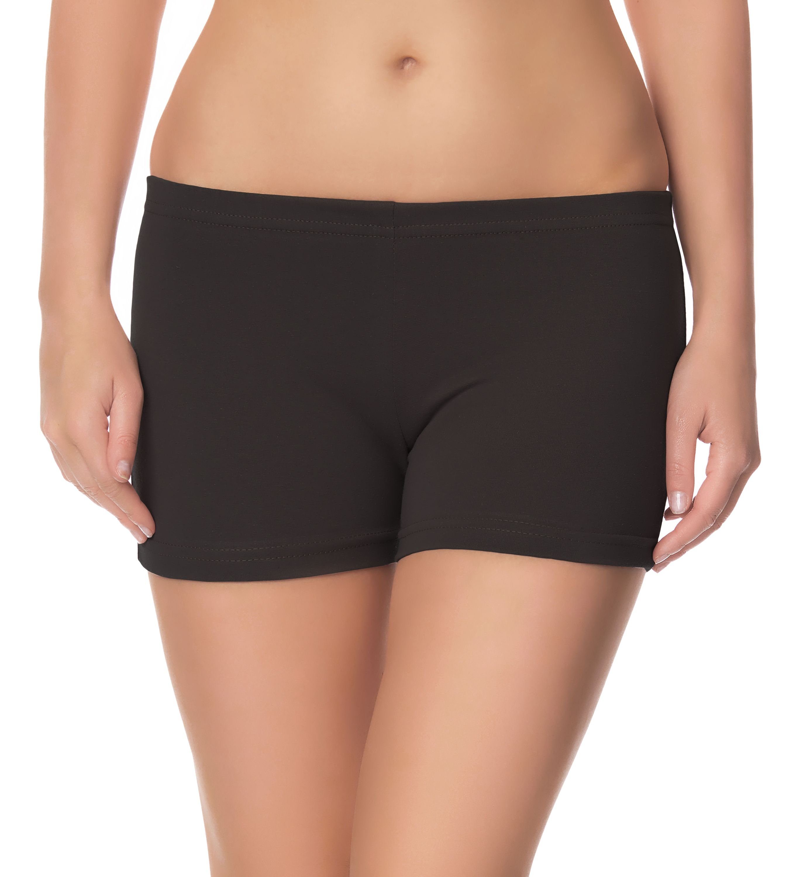 Leggings Damen Shorts Radlerhose Unterhose Hotpants kurze Hose Boxers LAMA05