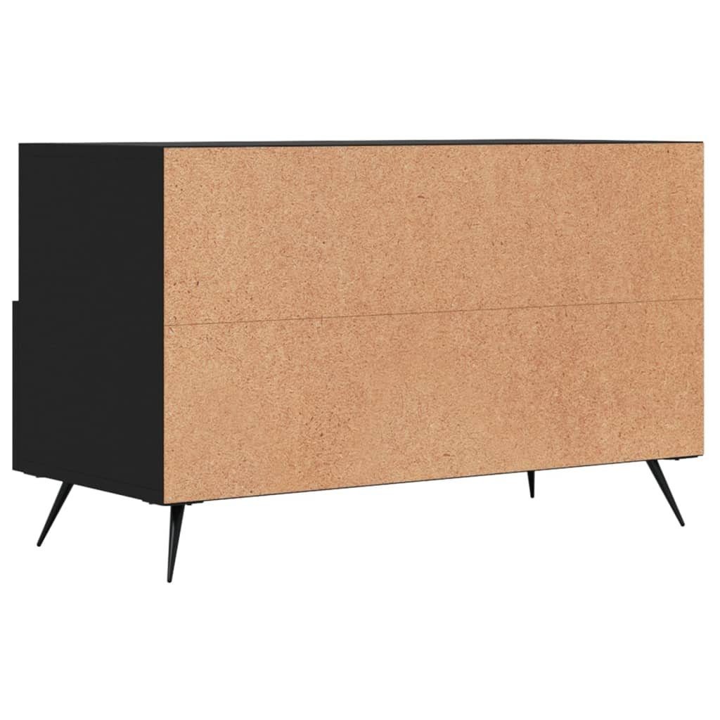 (1-St) 80x36x50 TV-Schrank TV-Schrank Schwarz Holzwerkstoff vidaXL cm