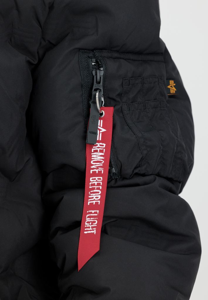 Alpha Industries Winterjacke Hooded Logo Puffer