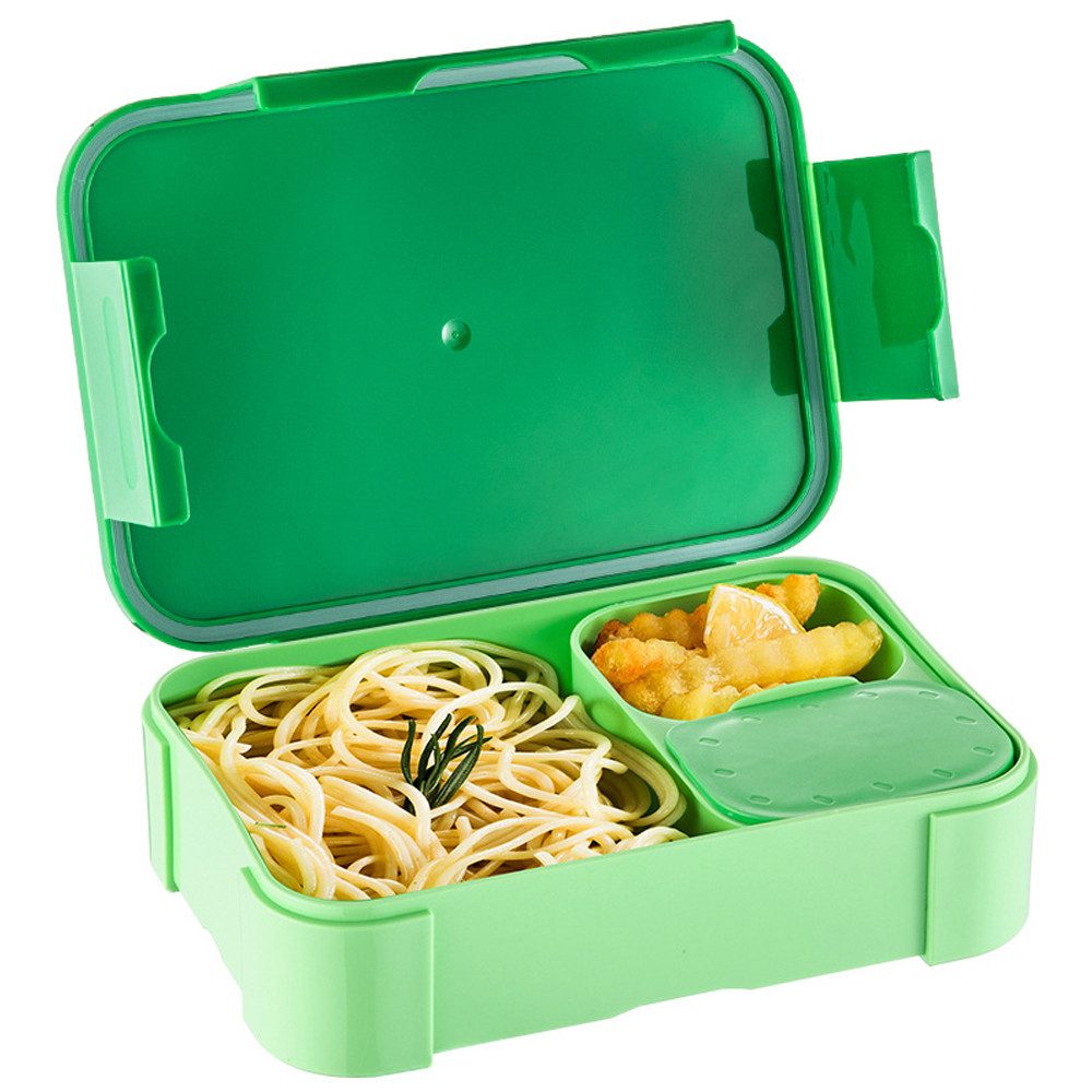 NUODWELL Lunchbox Brotdose Kinder mit Fächern, 900ml Auslaufsichere Bento-Box, Lunchbox