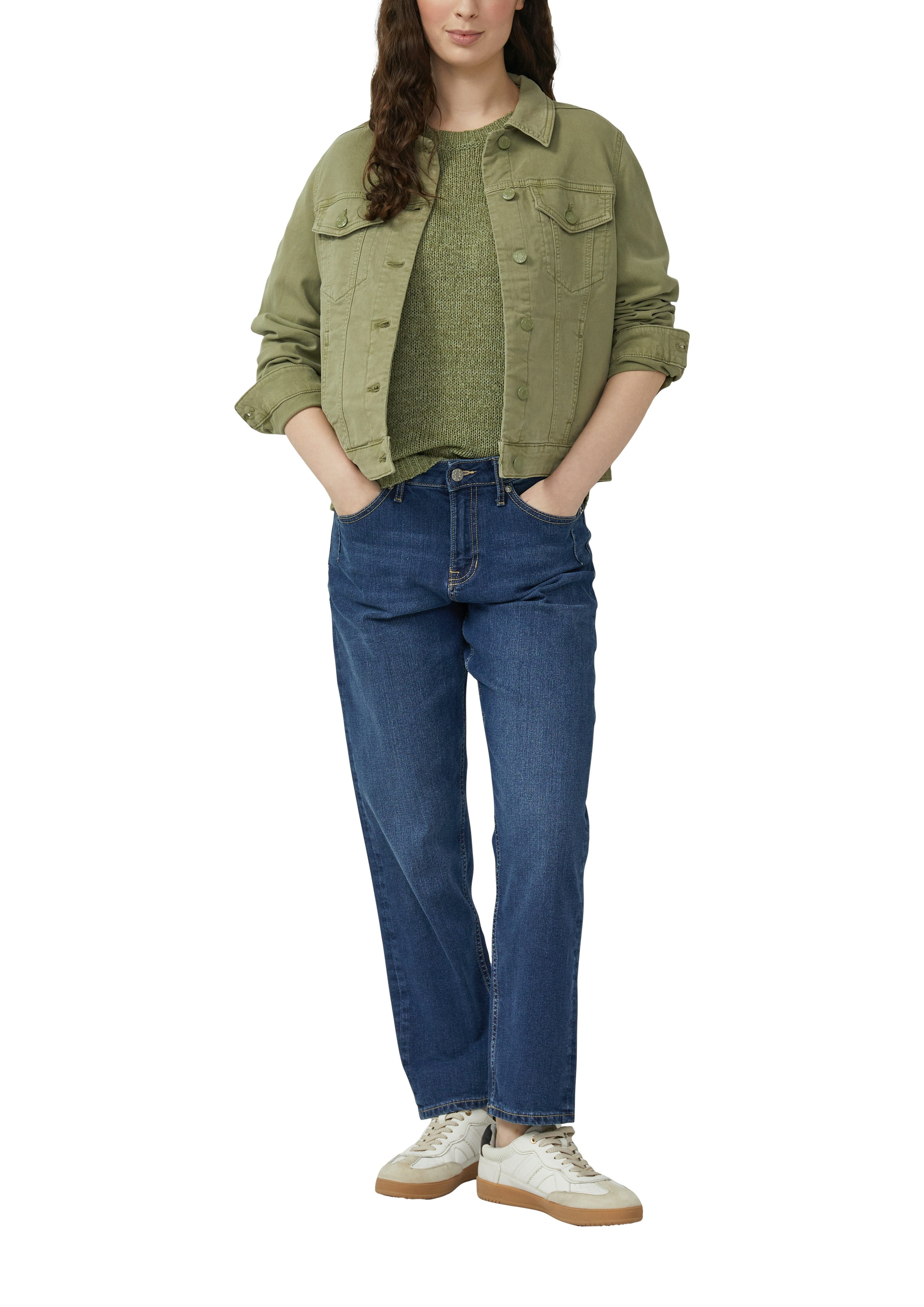 s.Oliver 3/4 Arm-Pullover Strickpullover mit Rundhals