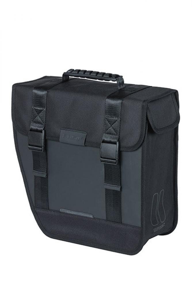 Fahrradtasche Basil Seitentasche Tour Waterproof Left schwarz 34x14x34 cm 14 l - Dop