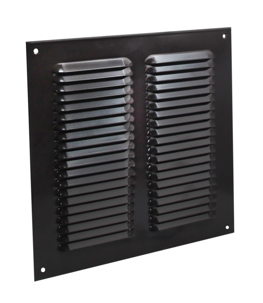 Lüftungsgitter Lüftungsgitter LG 2525 LB Lamellengitter Braun 250 x 250, für Feuchträume geeignet
