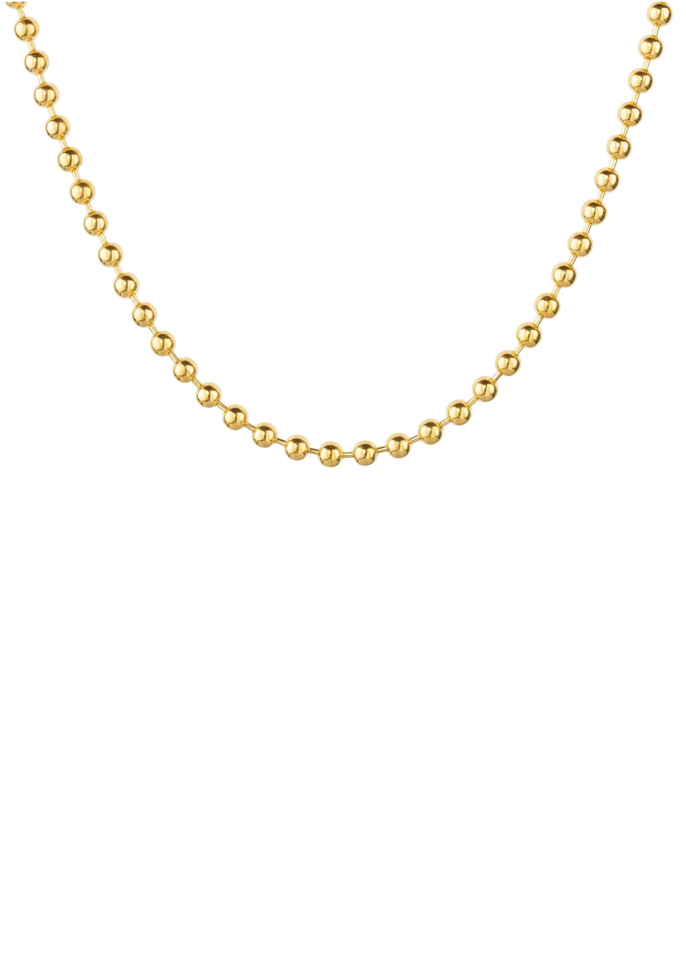 Firetti Edelstahlkette Schmuck Geschenk Kugelkettengliederung, 3,0 mm breit, Made in Germany