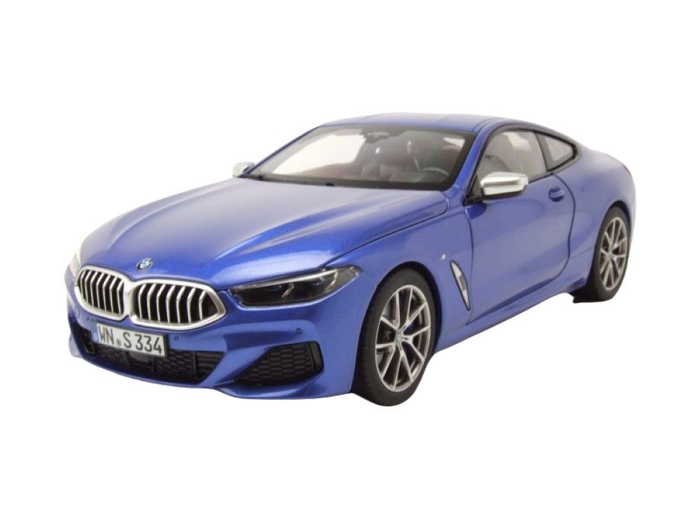 Norev Modellauto BMW M850I 2019 blau metallic, Maßstab 1:18