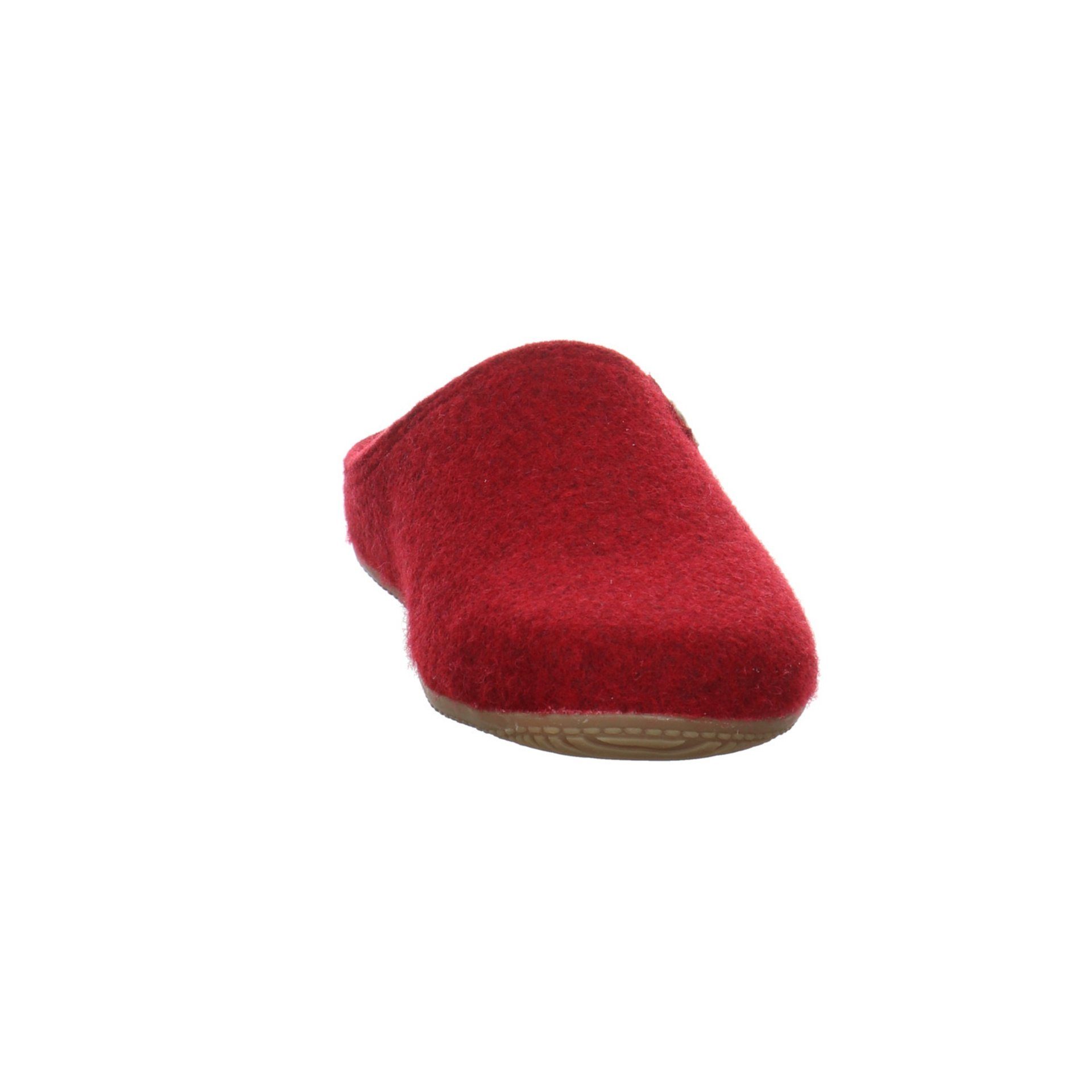Damen Kitzbühel rot+lila-mittel Hausschuhe Hausschuh Hausschuh Living Textil Slipper