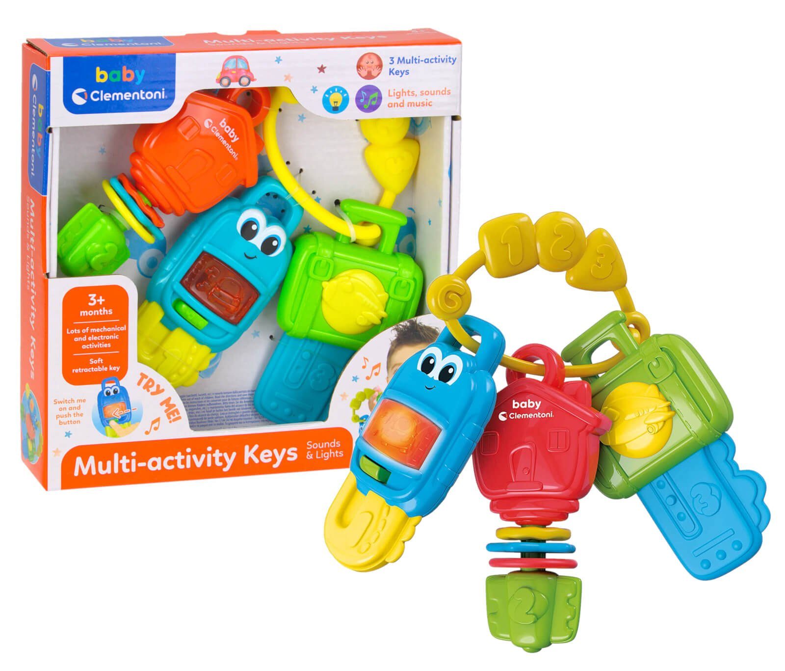Clementoni® Lernspielzeug Clementoni Baby Elektronische Schlüssel günstig online kaufen
