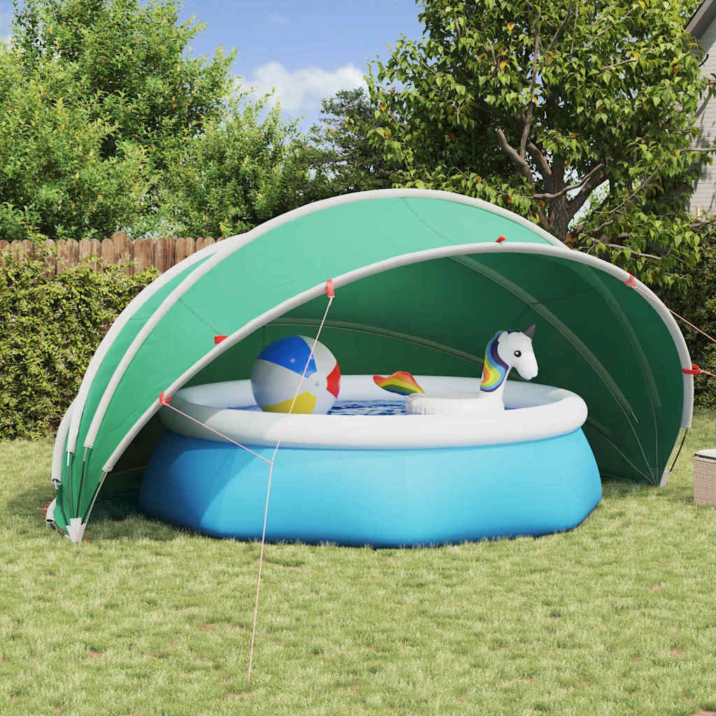vidaXL, Pool-Dome Blau 500 x 500 x 236 cm