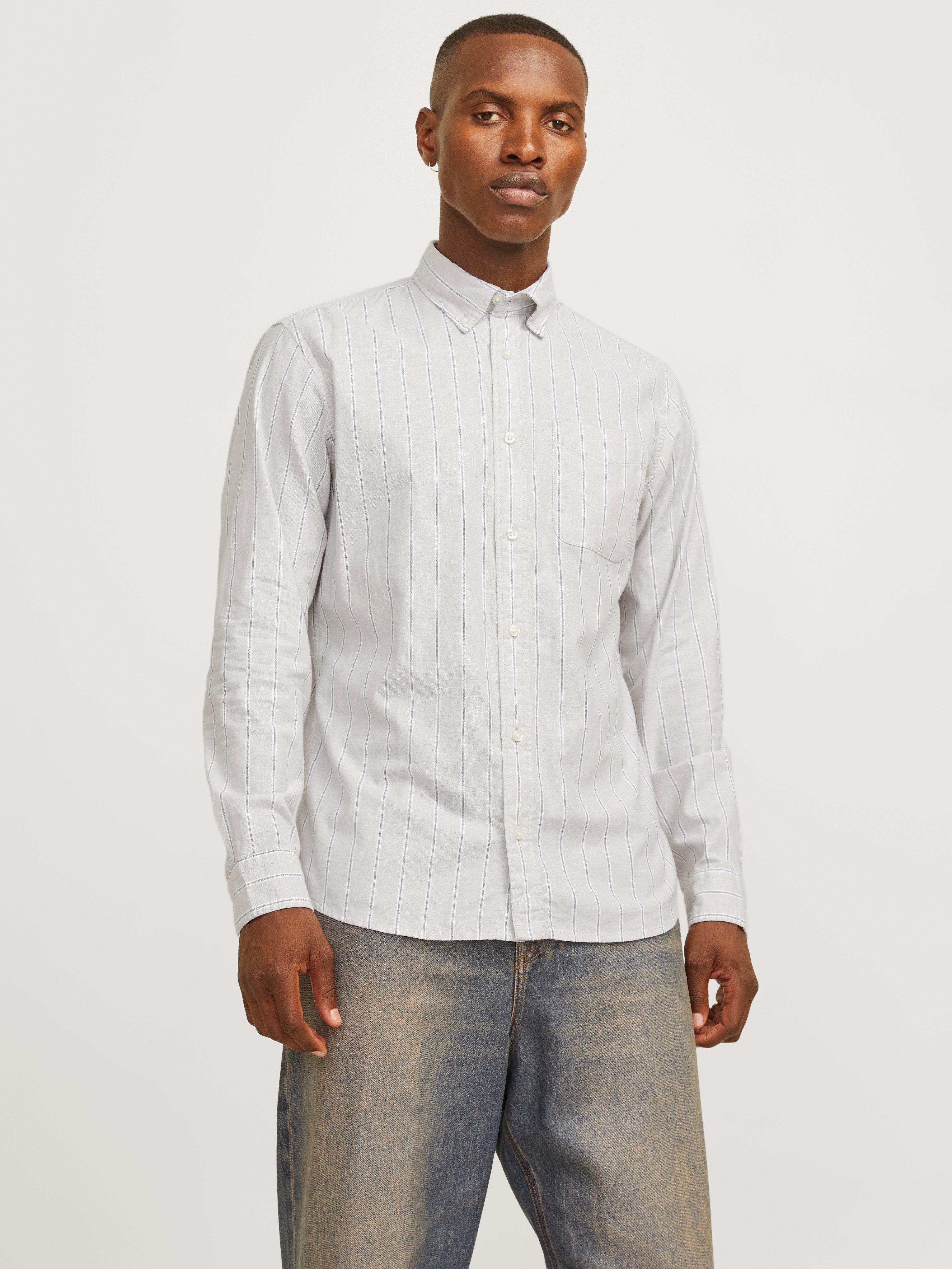 Jack & Jones Langarmhemd JPRBROOK OXFORD günstig online kaufen