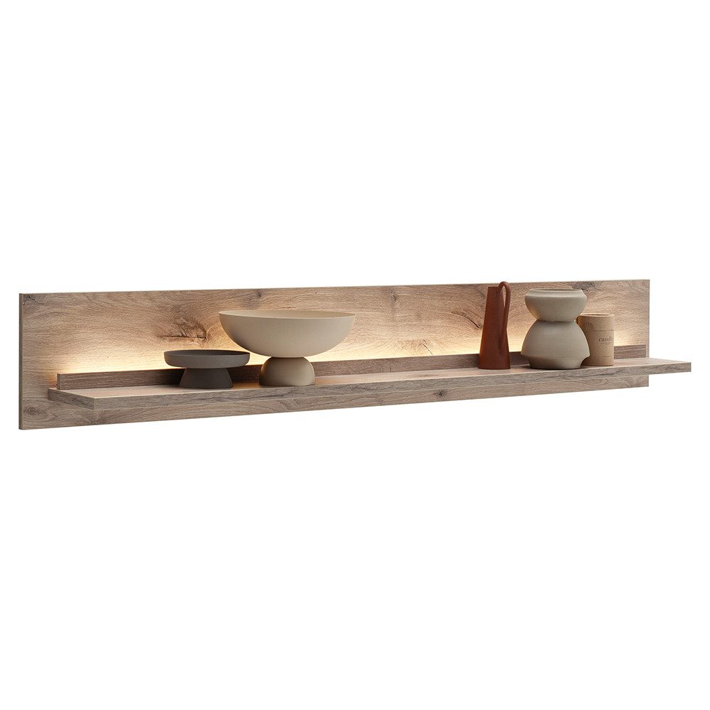 Lomadox Wandregal SAGUNTO-05, mit LED-Beleuchtung, in günstig online kaufen