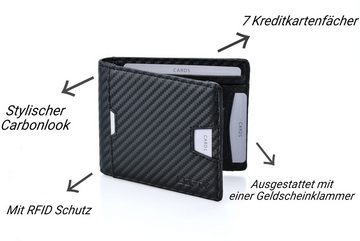 LOFTY Geldbörse Herren Brieftasche, Smart Wallet, Herren Geldbörse Tommy, Magic Wallet, Herren Kreditkartenetui, Herren Portemonnaie, Herrengeschenk