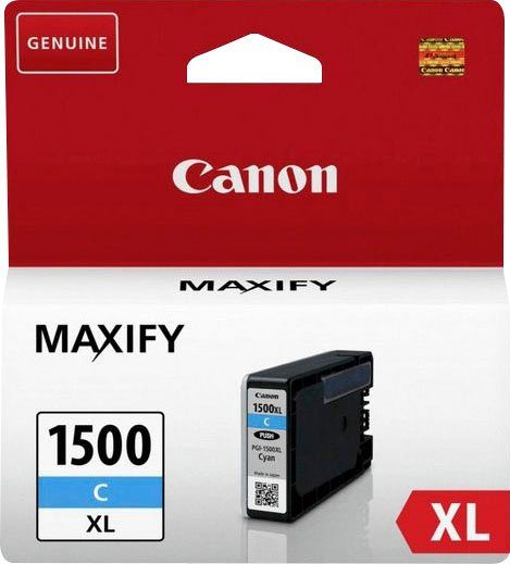 Canon PGI-1500XL C Tintenpatrone (original Druckerpatrone 1500 cyan XL)