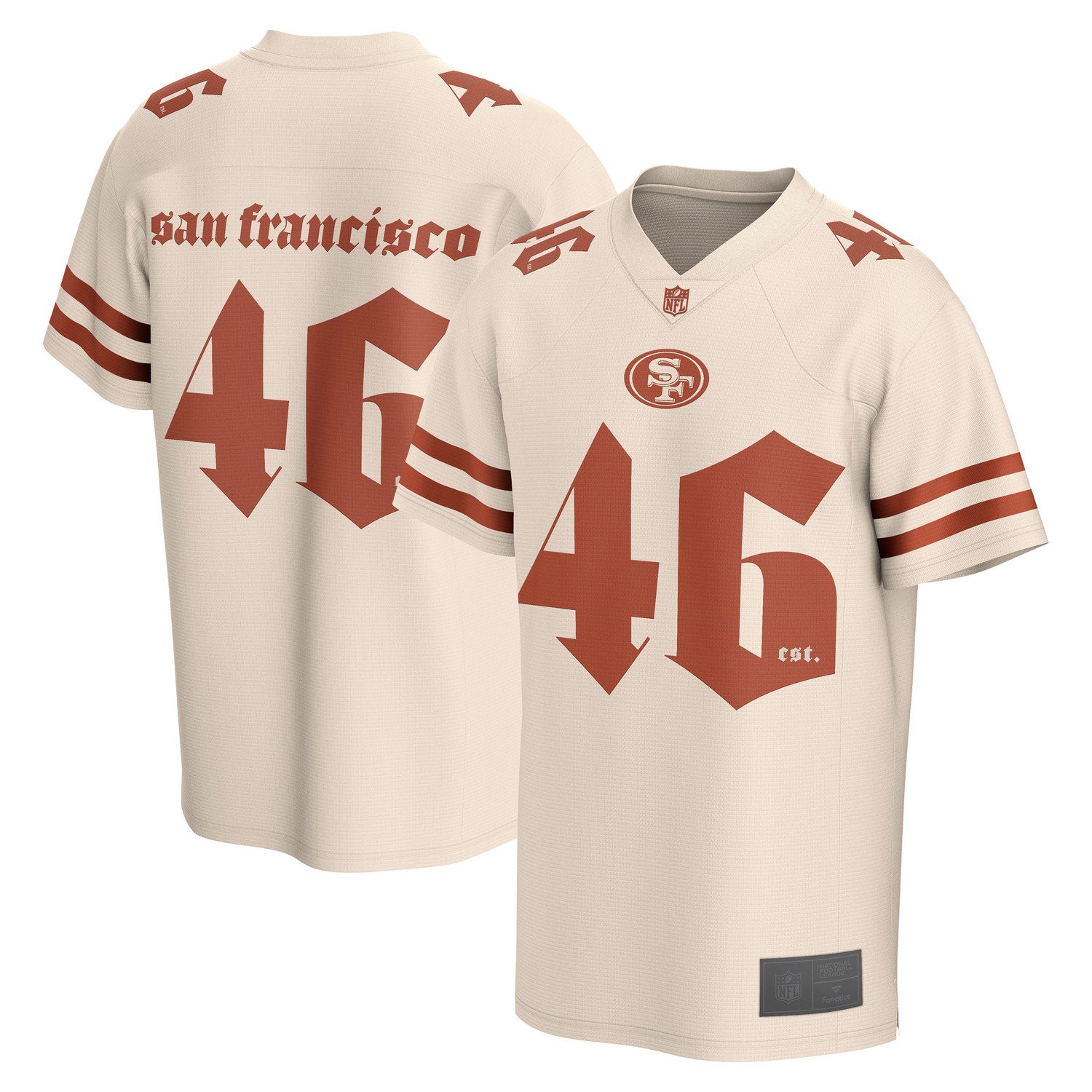 Footballtrikot Fanatics Trikot San Francisco 49ers NFL GOTHIC Foundation Top