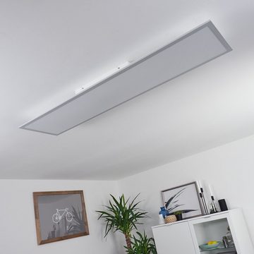 hofstein Deckenleuchte »Lioni« modernens Panel aus Metall/Kunststoff in Weiß, 3000 Kelvin, flache Deckenleuchte, Länge 120cm, LED 22 Watt, 1650 Lumen