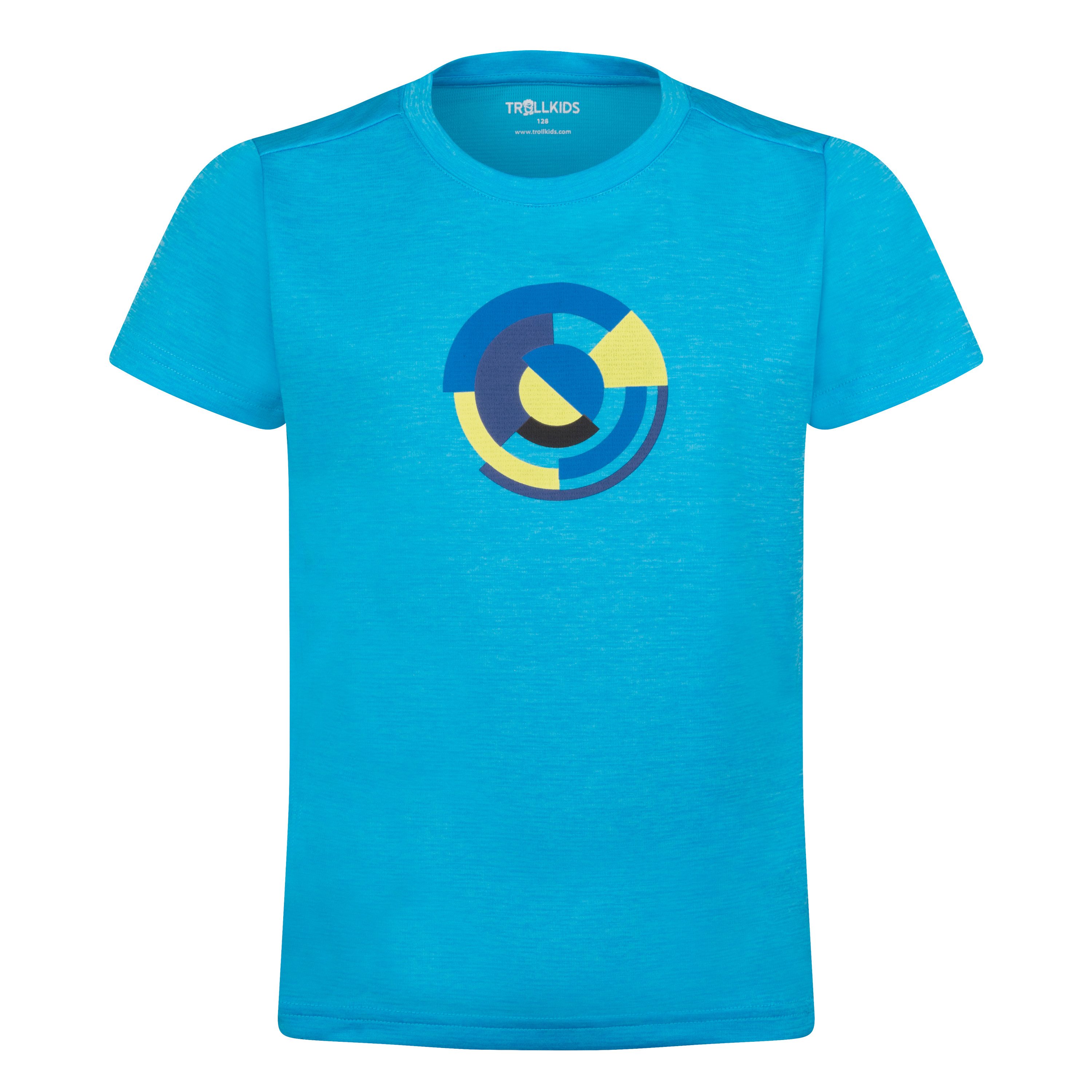 TROLLKIDS Bade-Shirt Kids Sognefjord T, mit UV-Schutz, atmungsaktiv, schnell trocknend, aus Polyester-Jersey