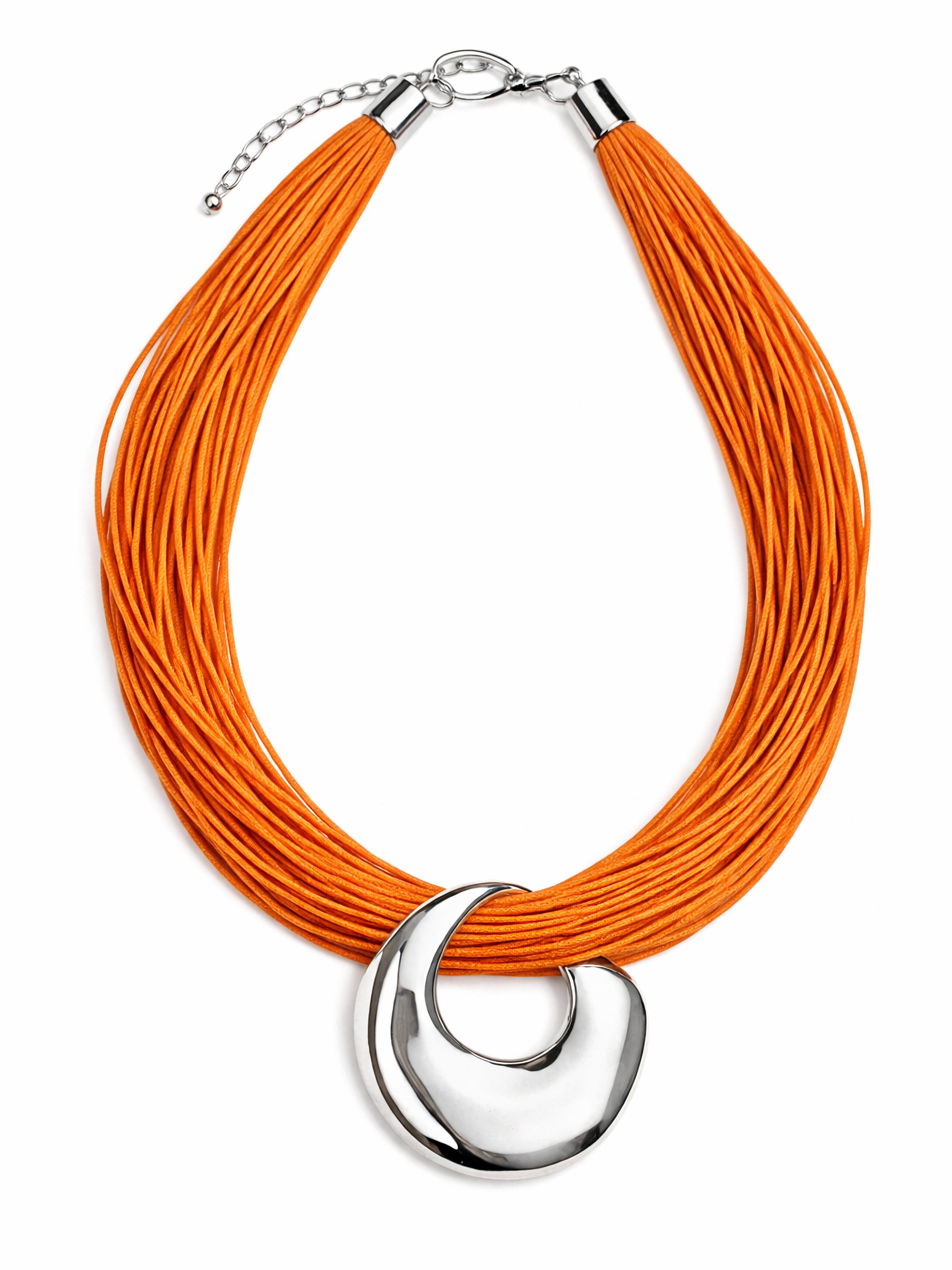 COLLEZIONE ALESSANDRO Kette mit Anhänger Evora, mit üppigem Metallanhänger