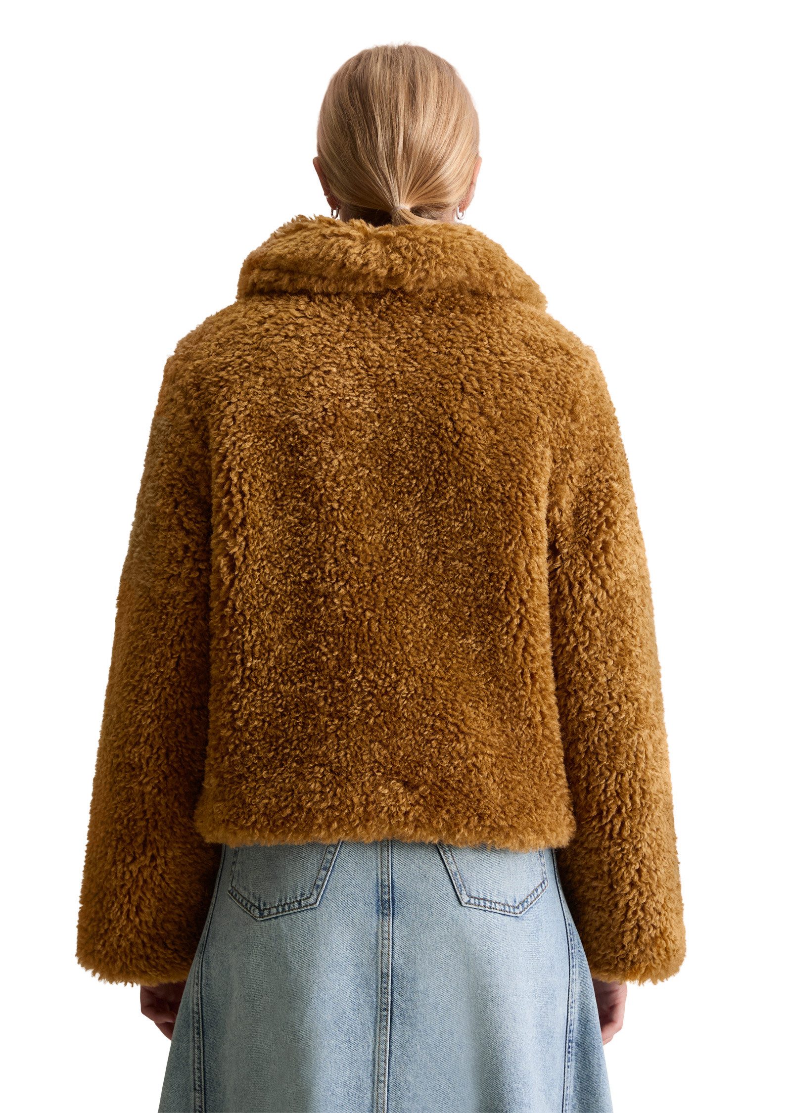 Marc O'Polo DENIM Outdoorjacke aus weichem Curly-Plüsch