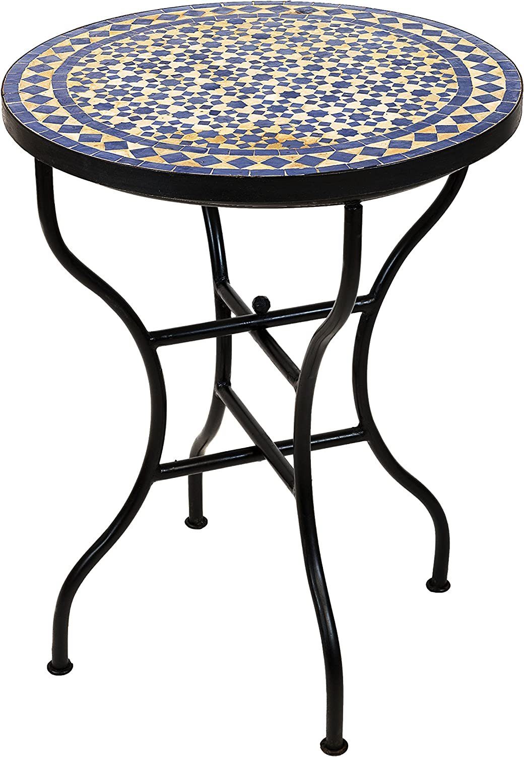 Marrakesch Orient & Mediterran Interior Gartentisch Mosaiktisch