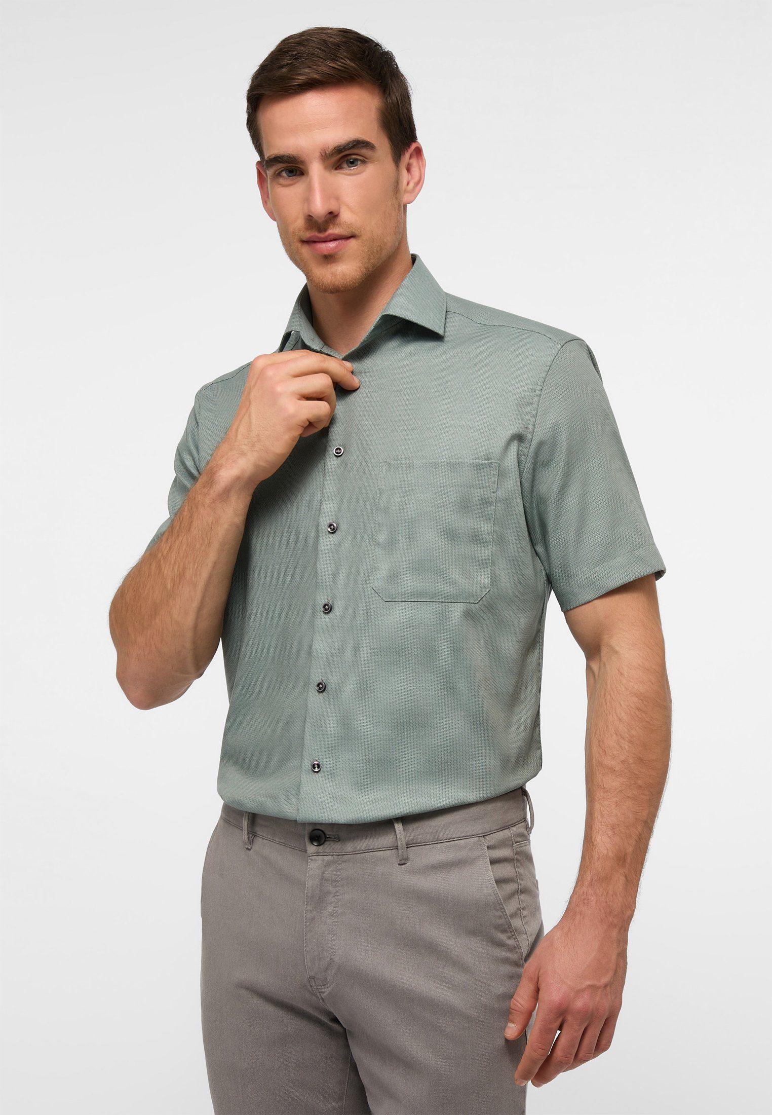 Eterna Kurzarmhemd COMFORT FIT NON IRON günstig online kaufen