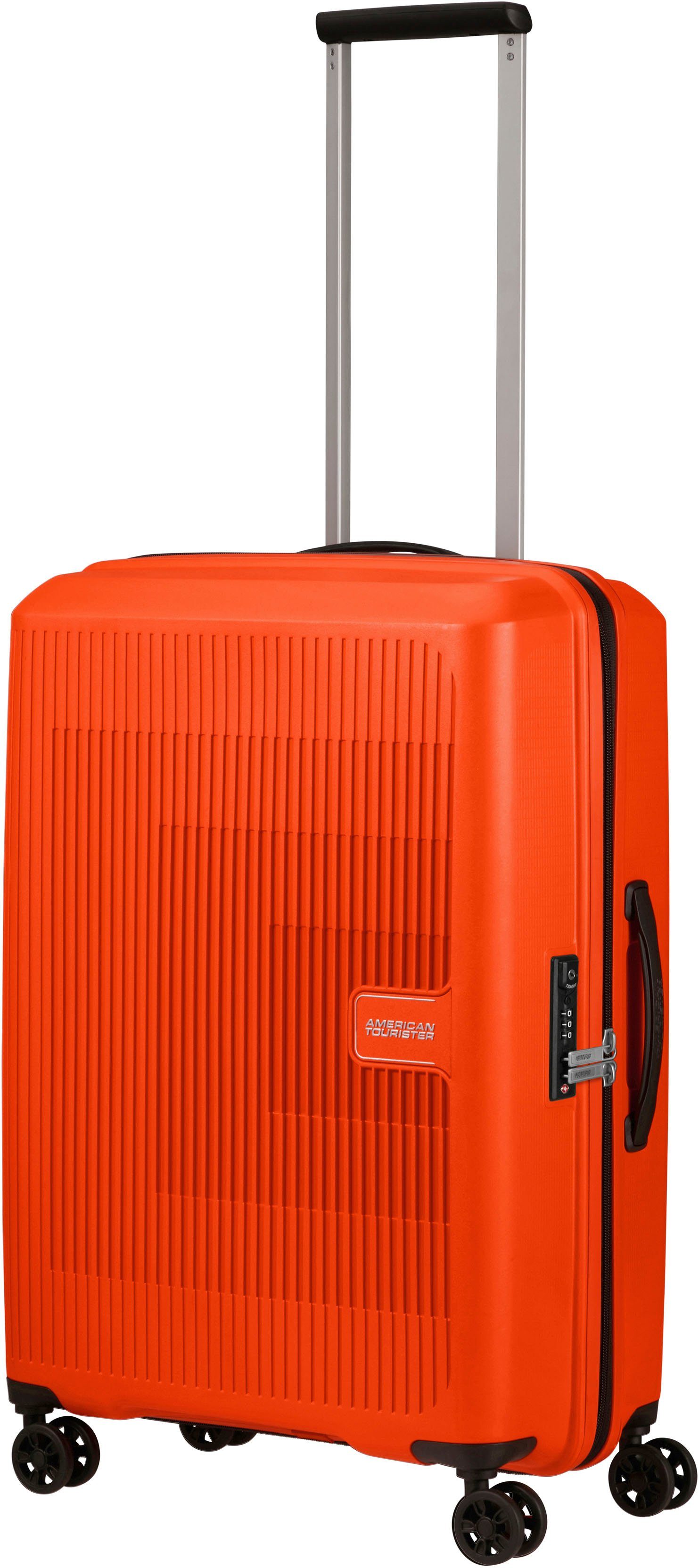 American Tourister® Koffer AEROSTEP Spinner 67 exp, 4 Rollen, Reisekoffer Hartschalenkoffer Koffer für Flugreisen TSA-Zahlenschloss