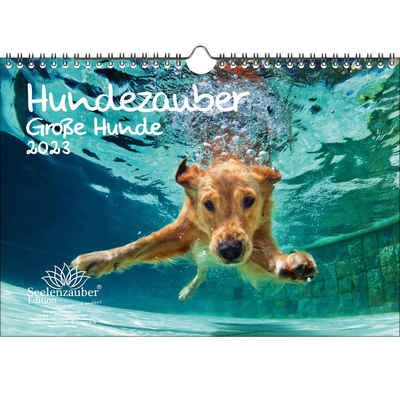 Seelenzauber Wandkalender »Hundezauber Große Hunde DIN A4 Kalender für 2023«