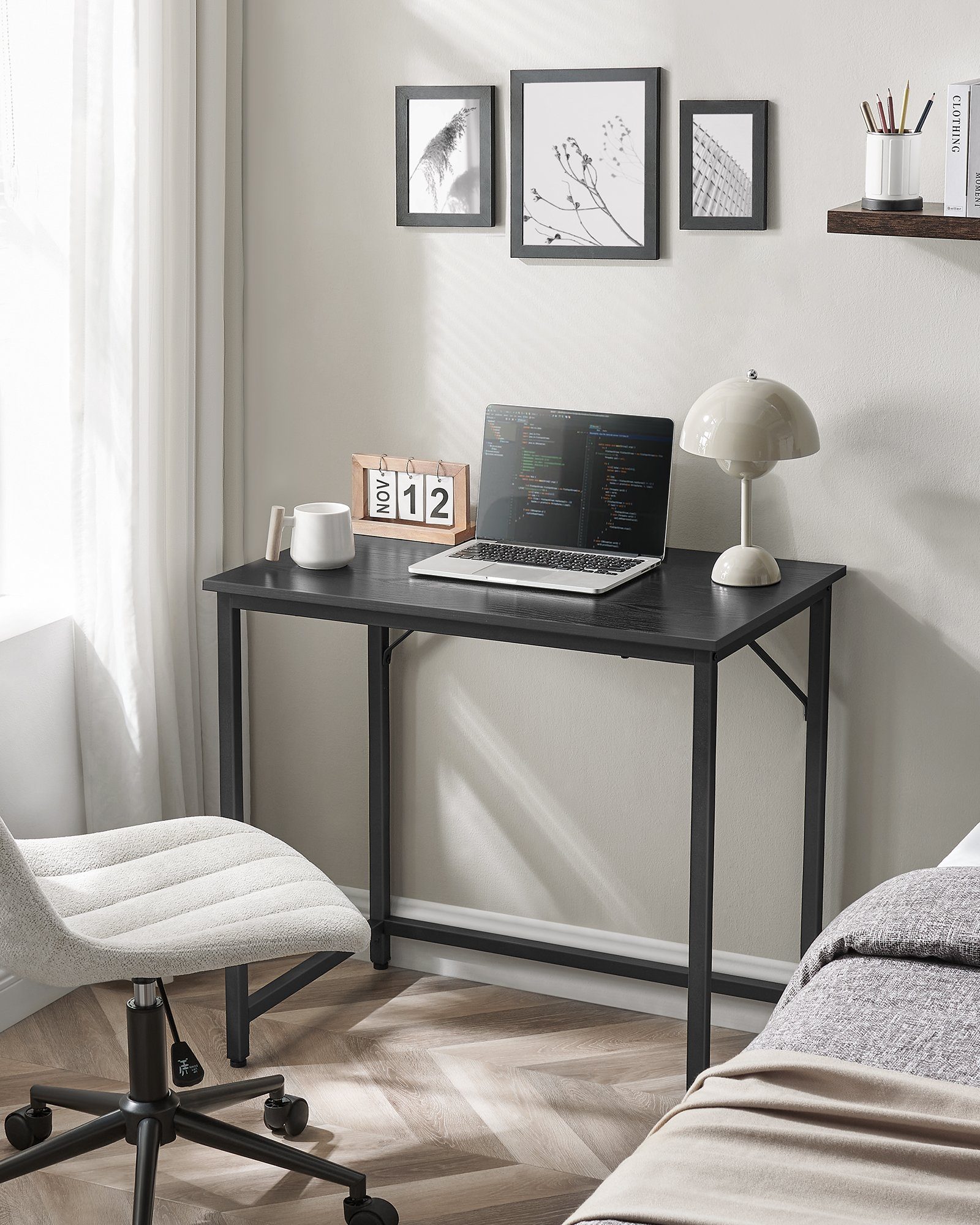 VASAGLE Schreibtisch Computertisch, Bürotisch, 80/100/120/135/160 cm, moder günstig online kaufen