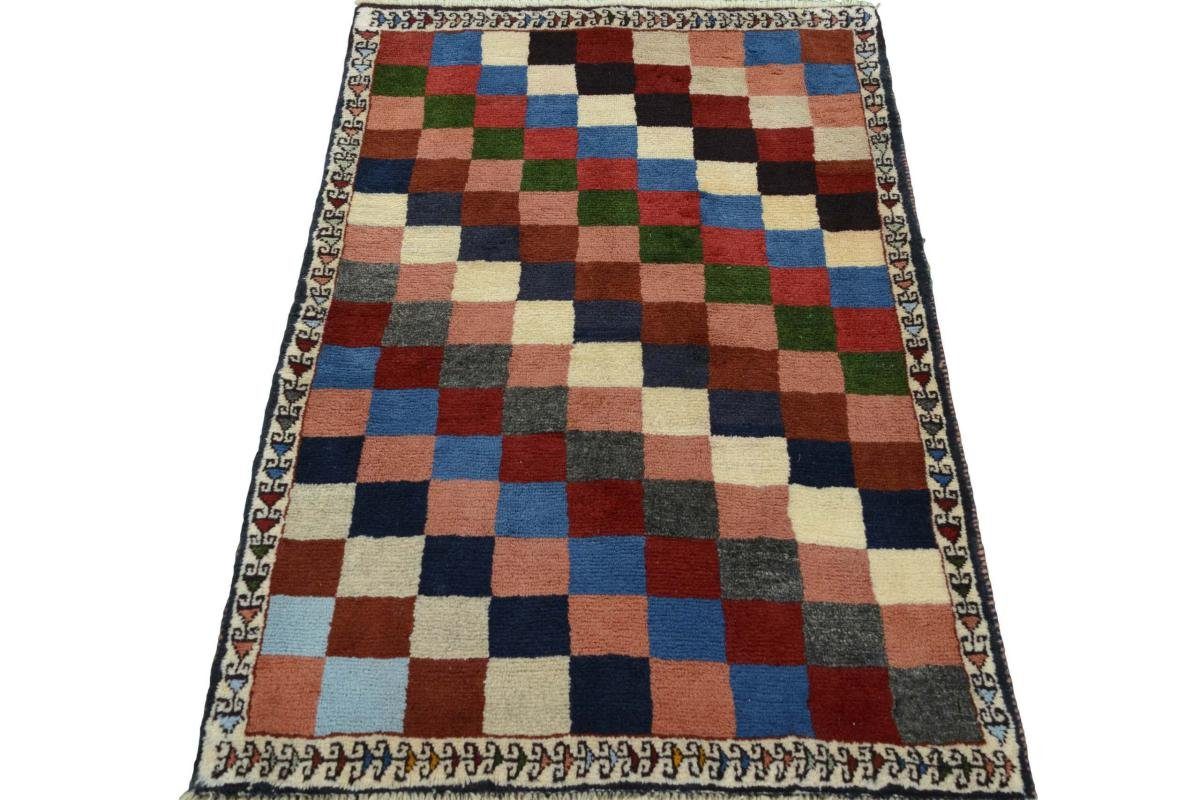 Orientteppich Perser Gabbeh 84x124 mm Trading, rechteckig, Nain Ghashghai Moderner Orientteppich, Handgeknüpfter 15 Höhe