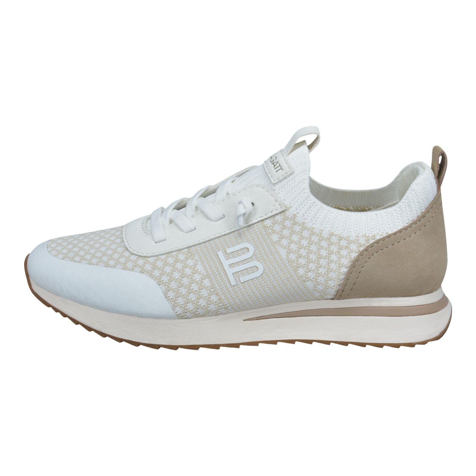 TT.BAGATT Damen Sneaker D31-ARA60-6955-2052 white / beige Schnürschuh